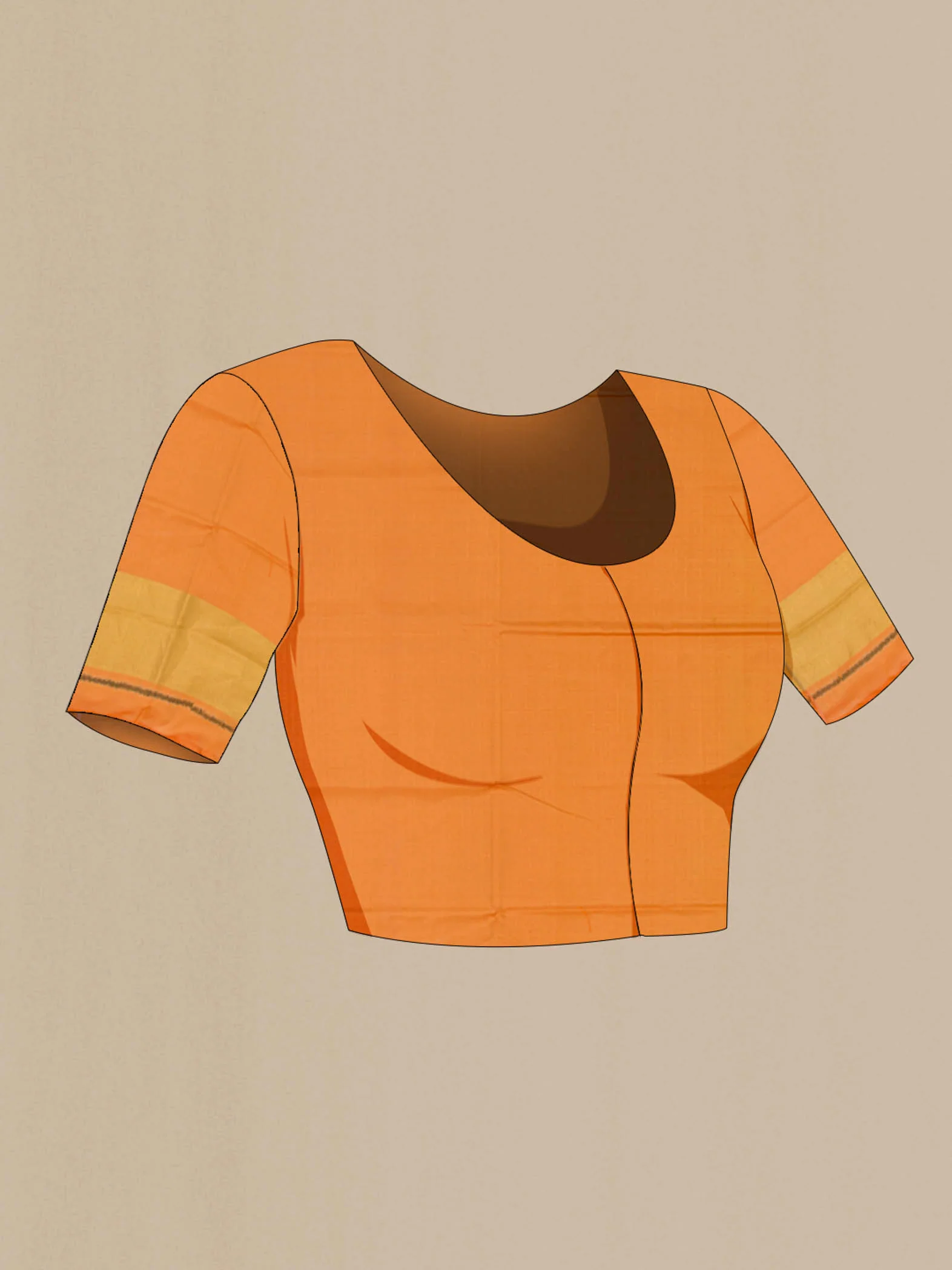 Rust Rajkot Patola Silk Saree - Image 4