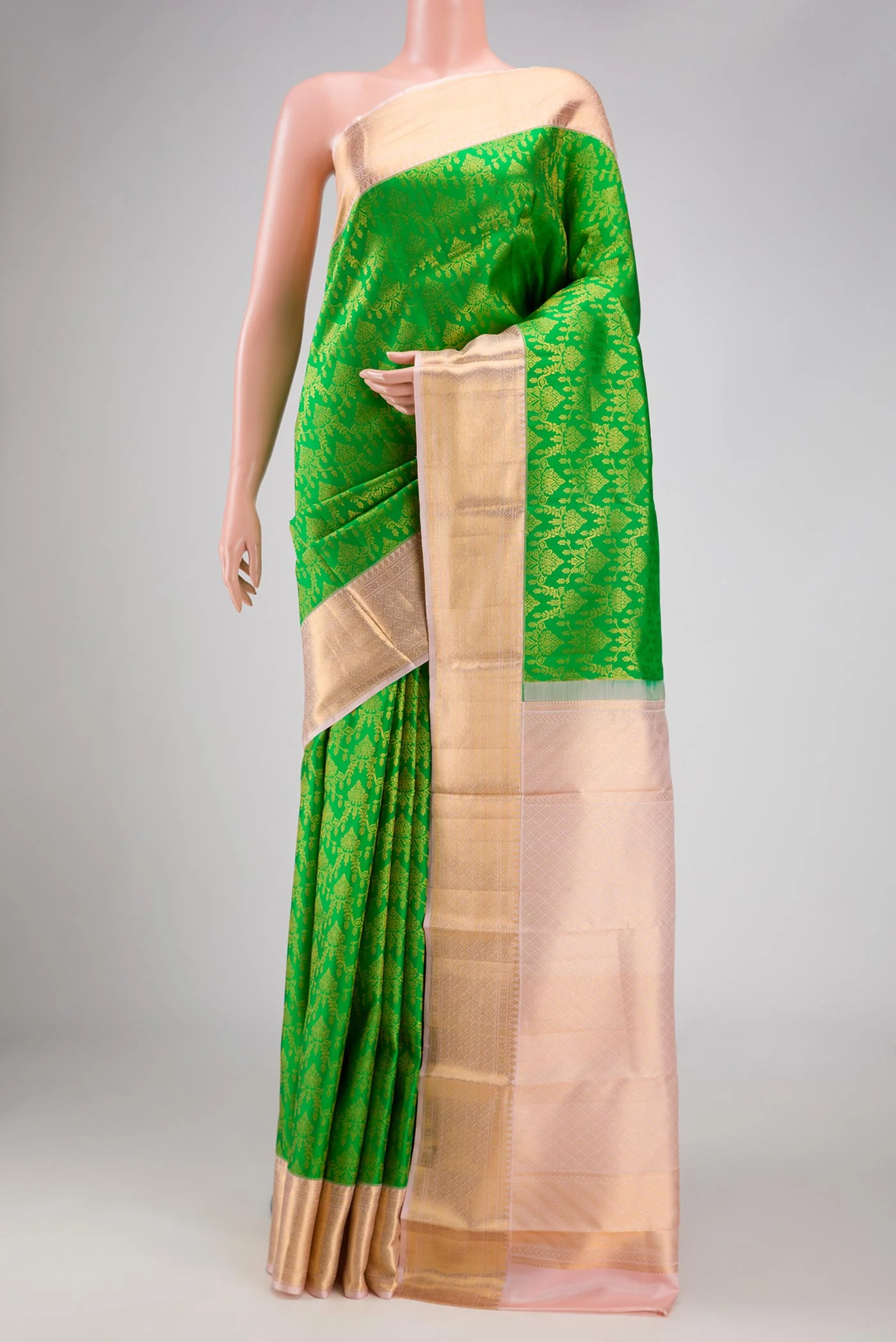 Green Kanchipuram Silk Saree