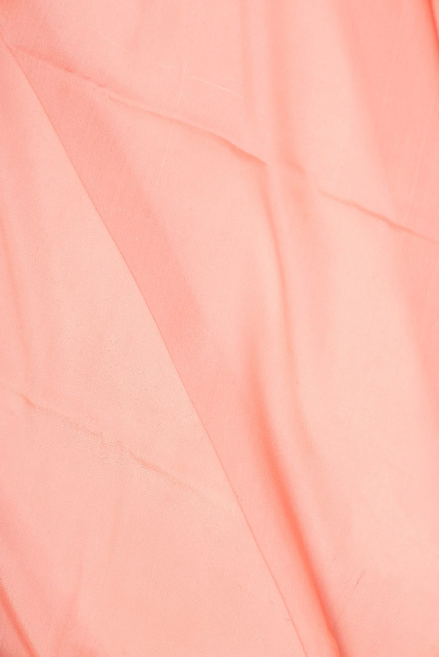 Peach Dual Tone Mysore Crepe Saree - Image 2