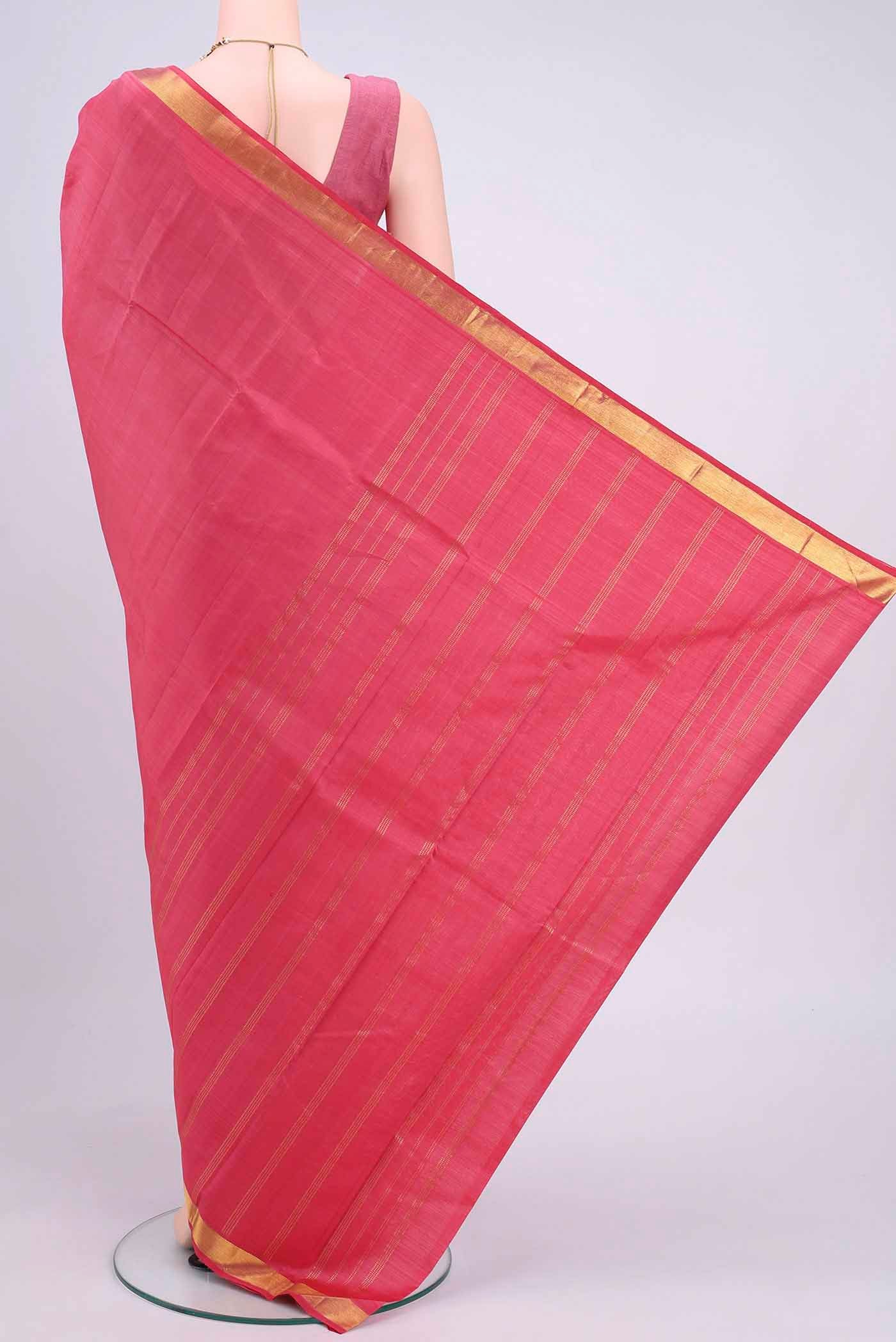 Peach Kanjivaram Saree - Image 3