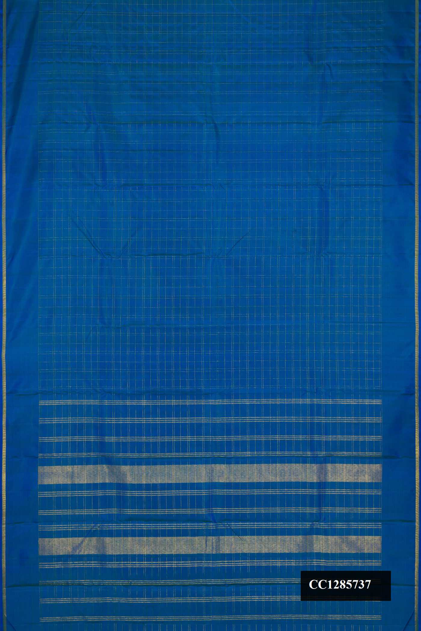 Peacock Blue Dual Tone Kanchipuram Silk Saree