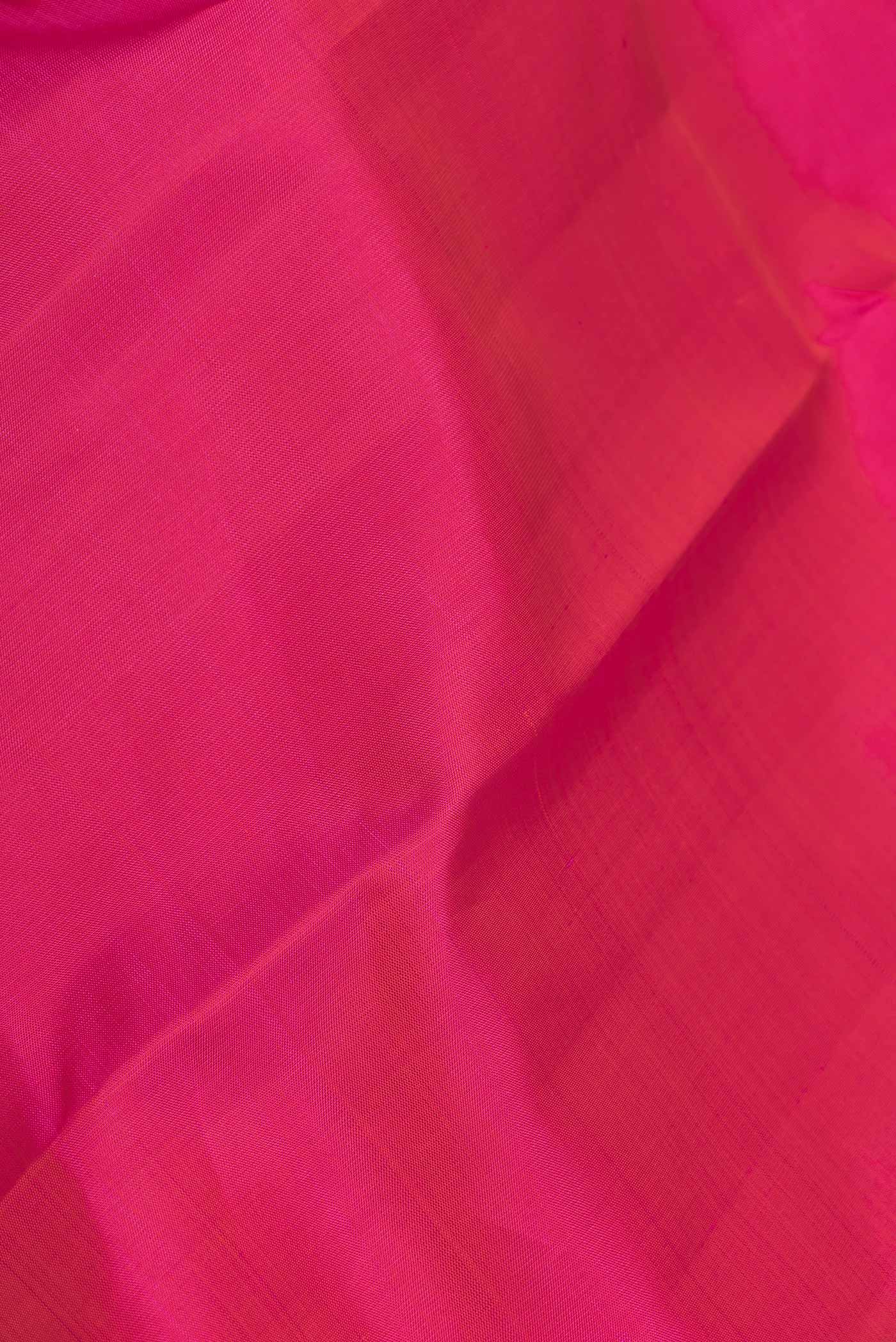 Pink Dual Tone Kanjivaram Saree - Image 2