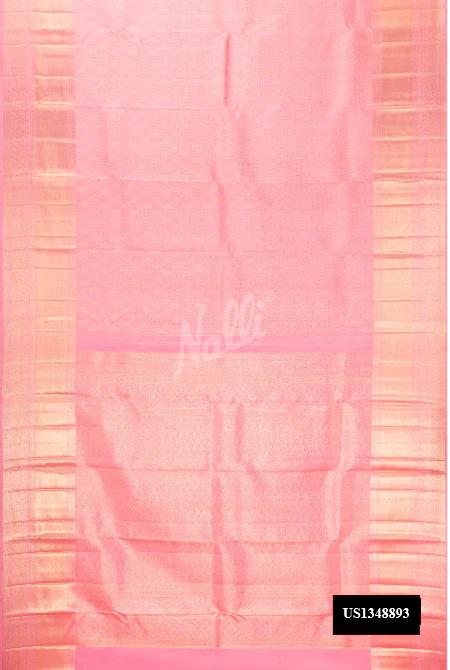 Pink Dual Tone Kanchipuram Silk Saree