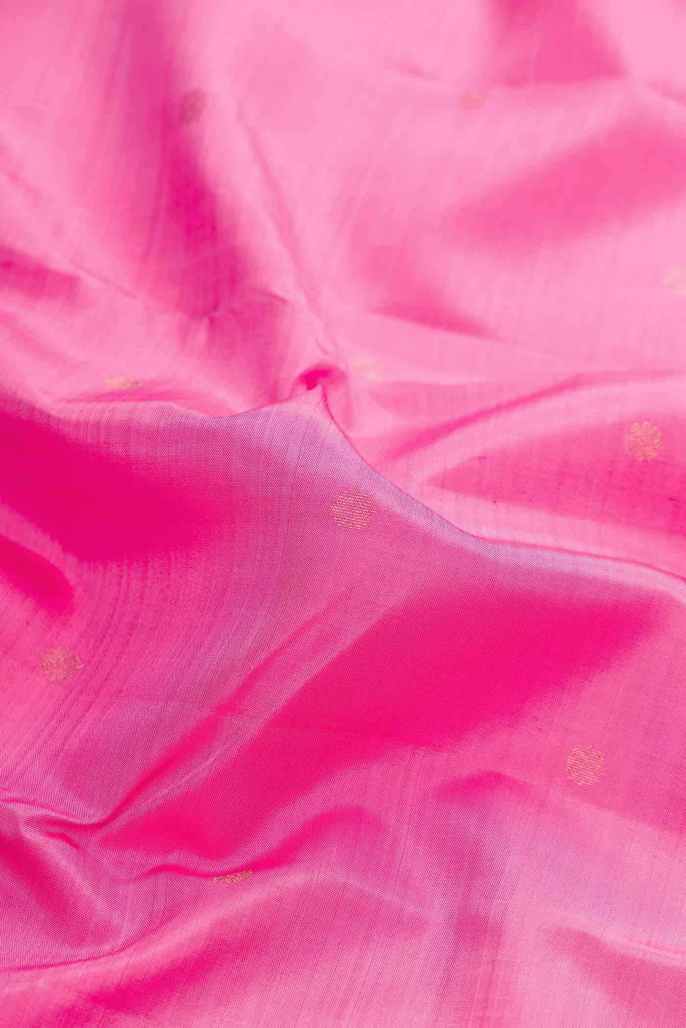 Pink Dual Tone Kanchipuram Silk Saree - Image 2