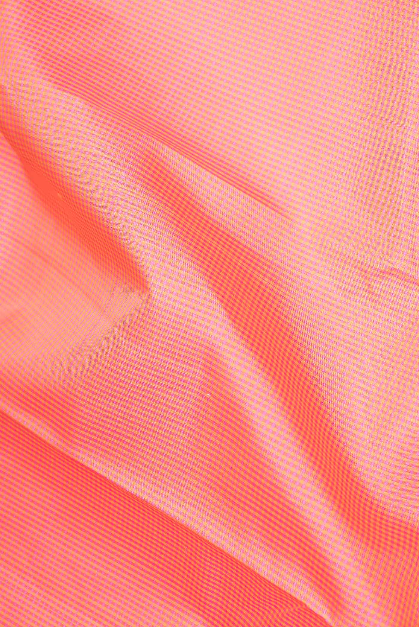 Peach Kanjivaram Silk Saree - Image 2