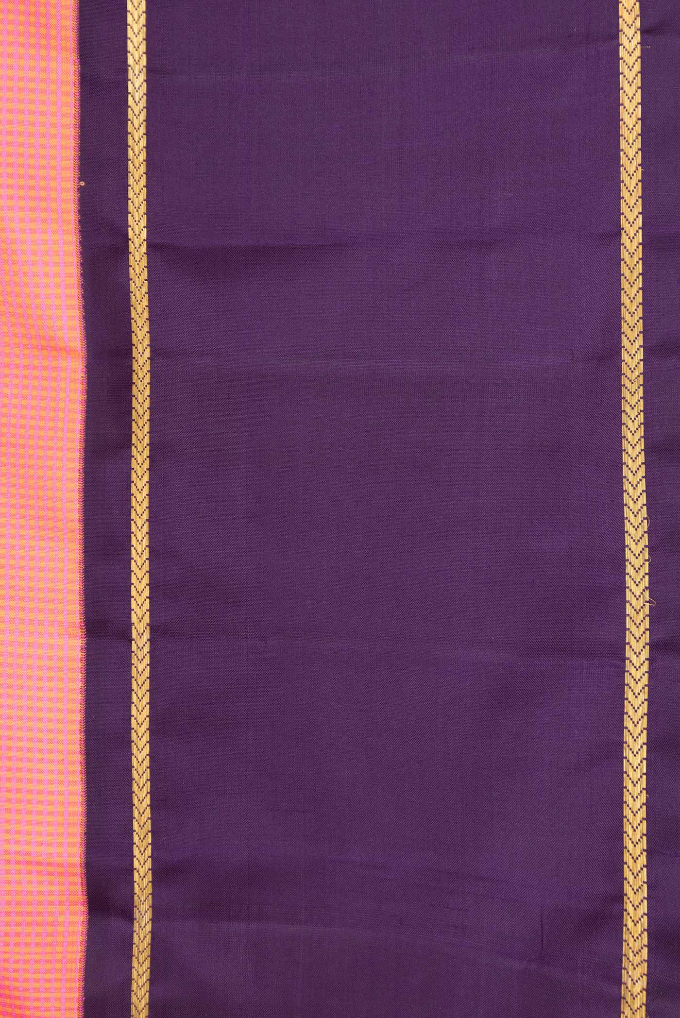 Peach Kanjivaram Silk Saree - Image 3