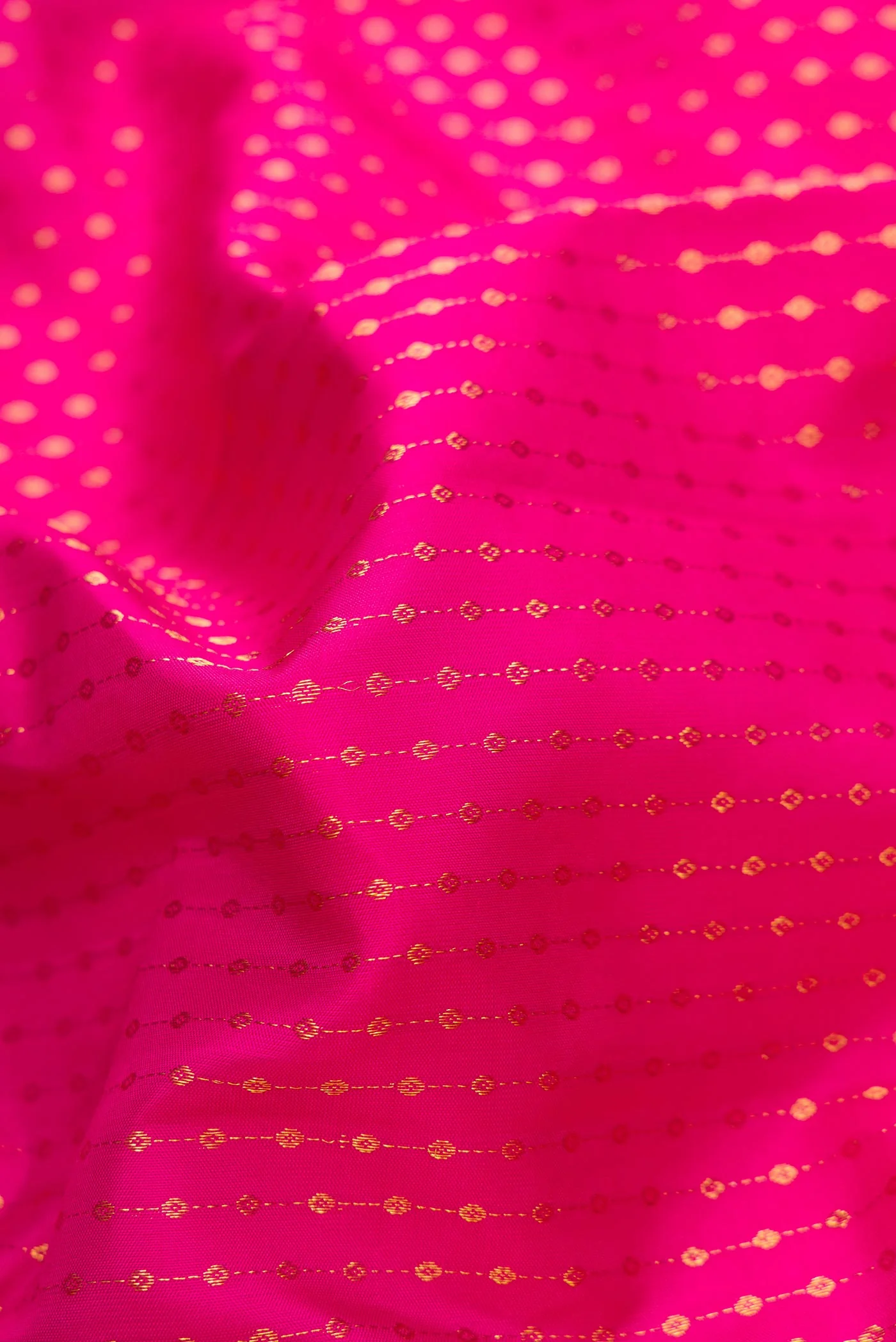 Pink Dual Tone Kanchipuram Silk Saree - Image 2