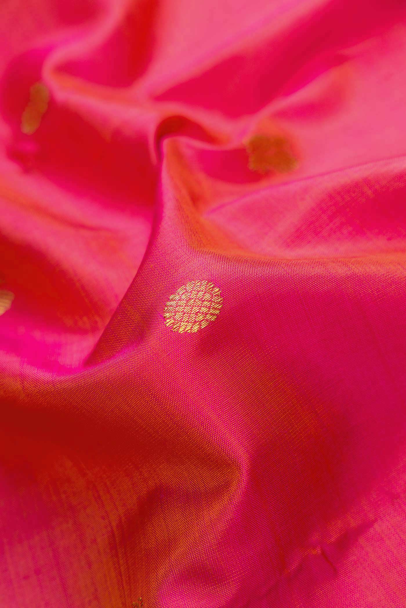 Pink Kanjivaram Silk Saree - Image 2