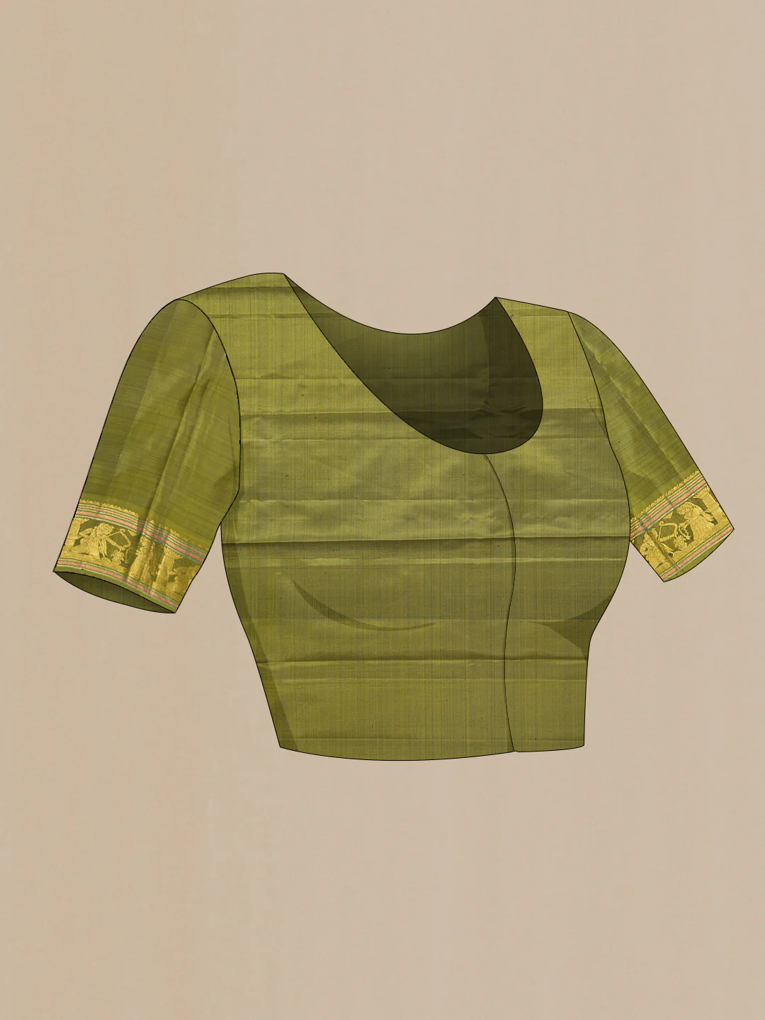 Pink Kanjivaram Silk Saree - Image 5
