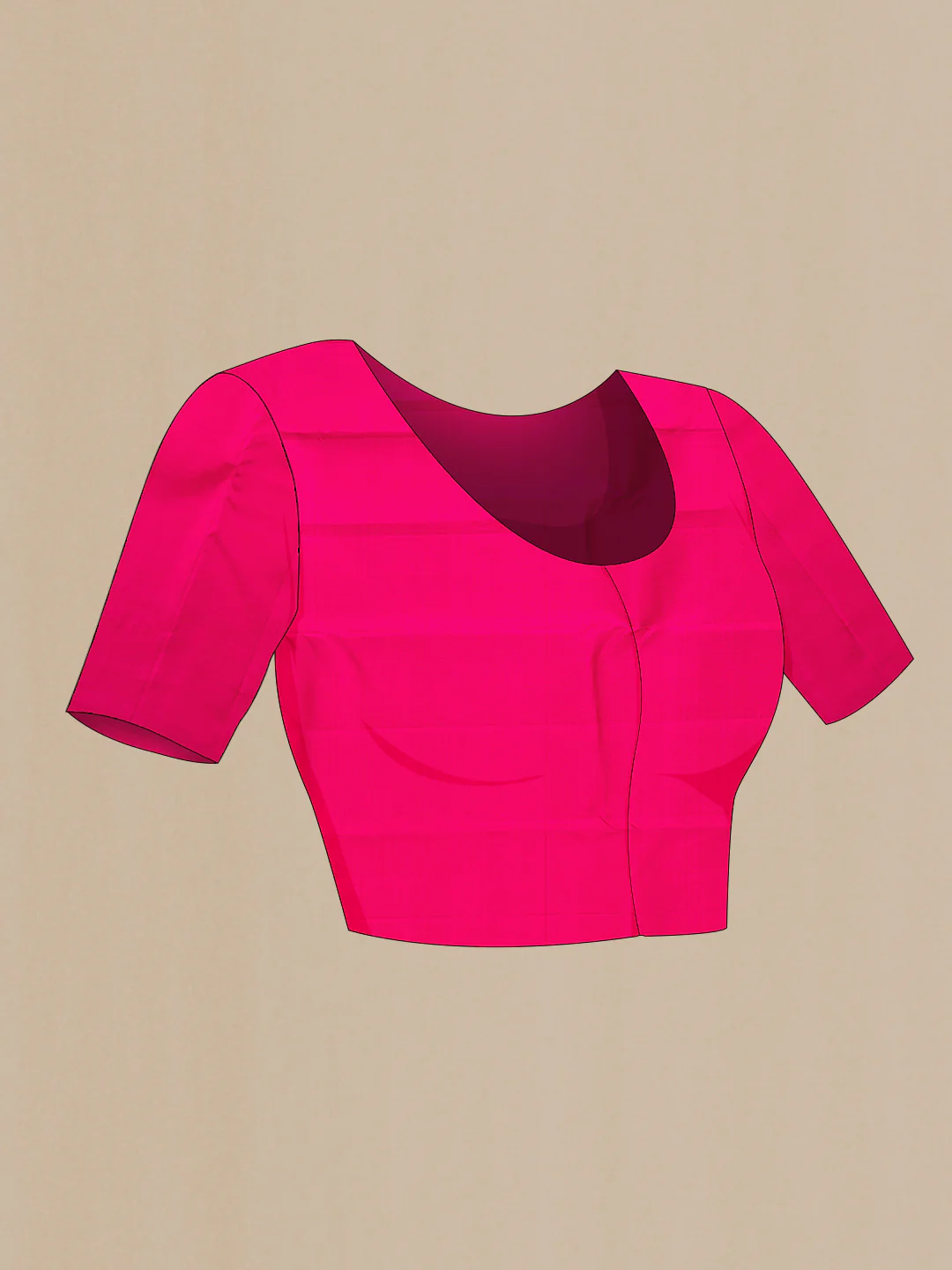 Pink Kanjivaram Silk Saree - Image 5