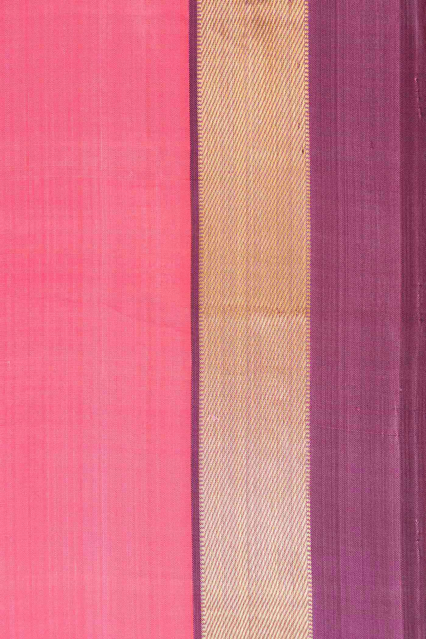Pink Kanjivaram Silk Saree - Image 3