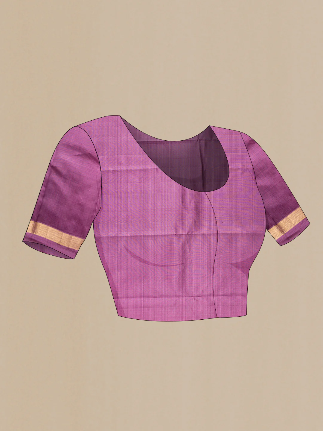 Pink Kanjivaram Silk Saree - Image 5