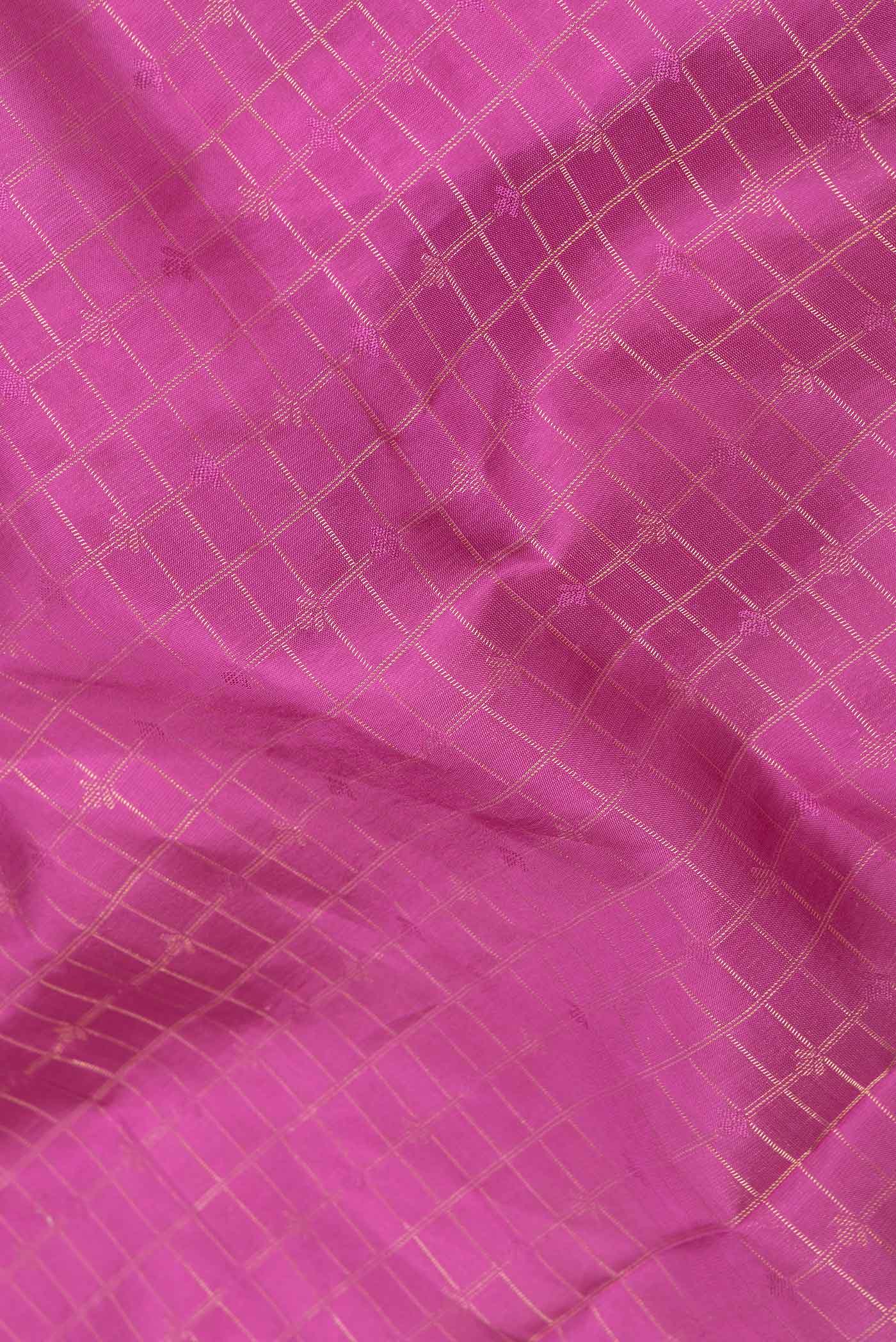 Pink Dual Tone Soft Silk Saree - Image 2