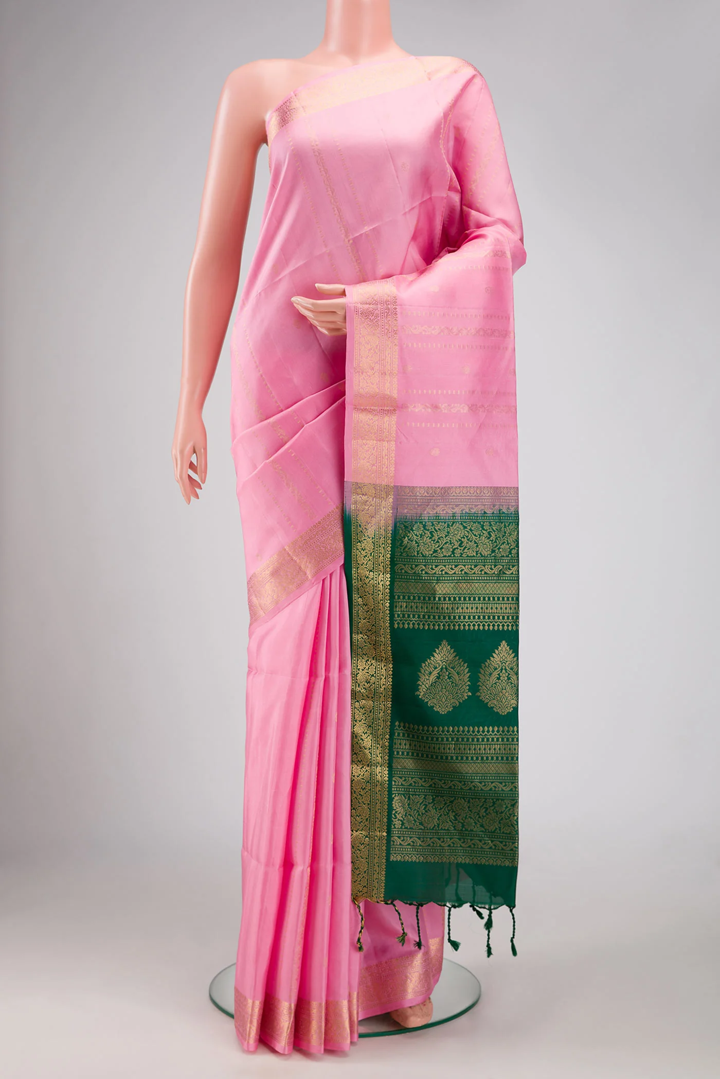 Pink Soft Silk Saree