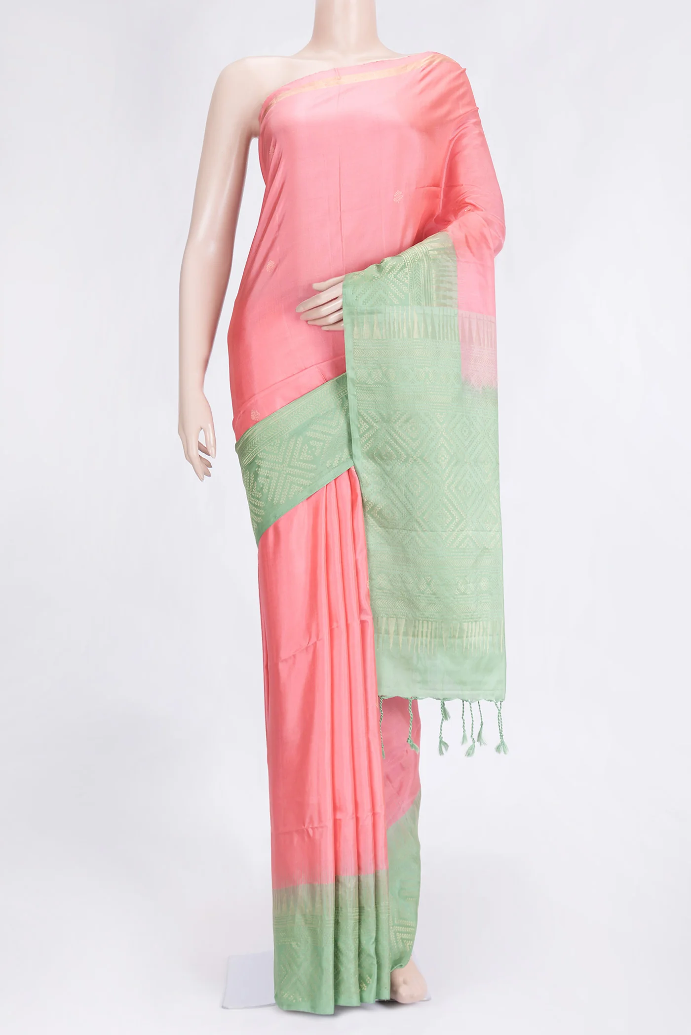 Coral Soft Silk Saree