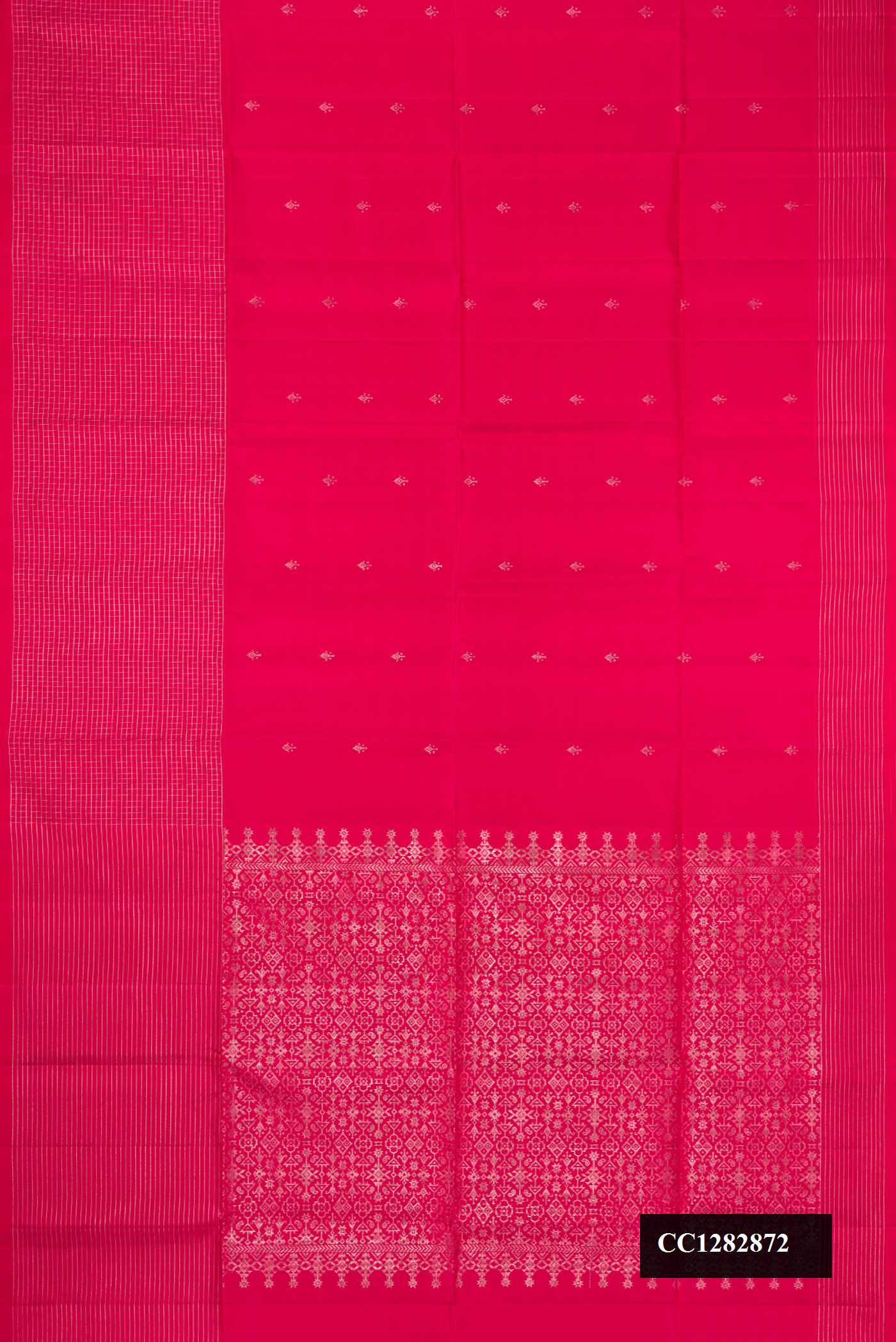 Pink Dual Tone Soft Silk Saree