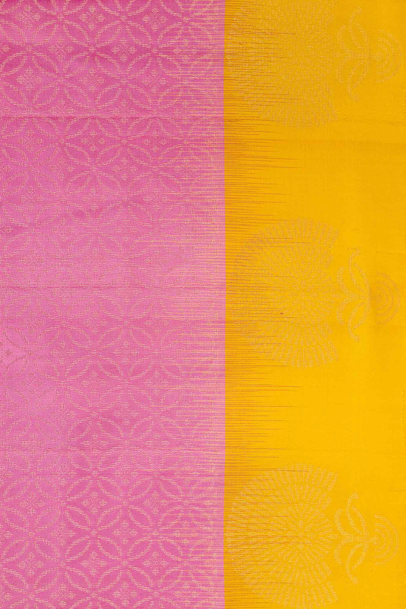 Rose pink Soft Silk Saree - Image 3