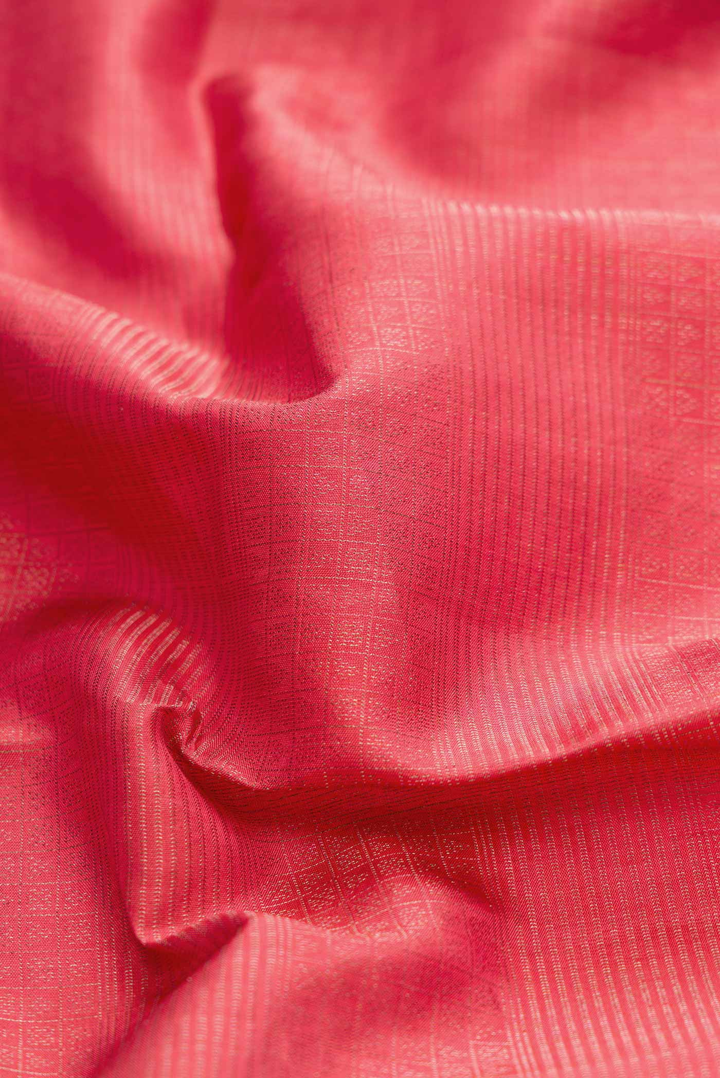 Pink Dual Tone Soft Silk Saree - Image 2