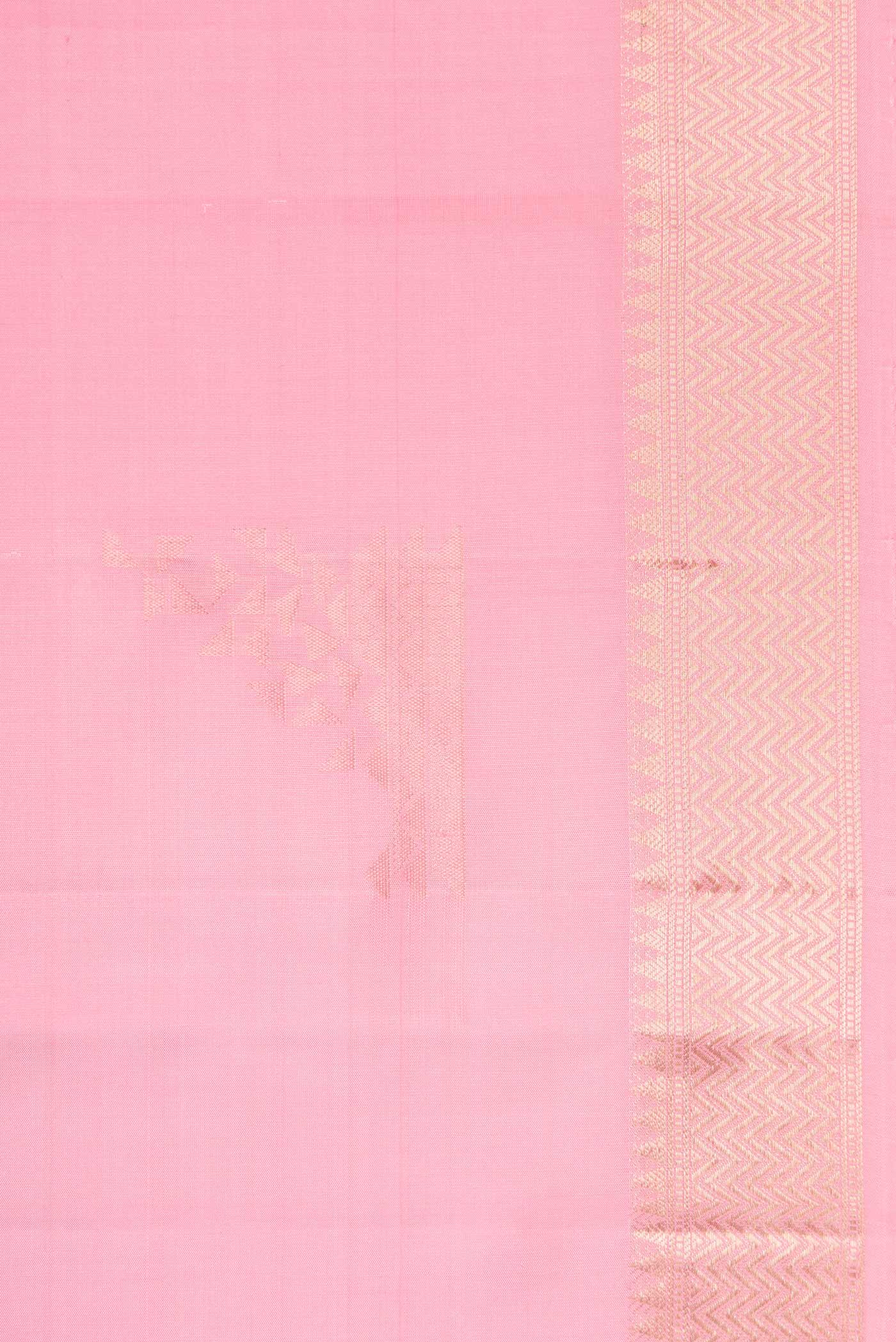 Pink Dual Tone Soft Silk Saree - Image 3