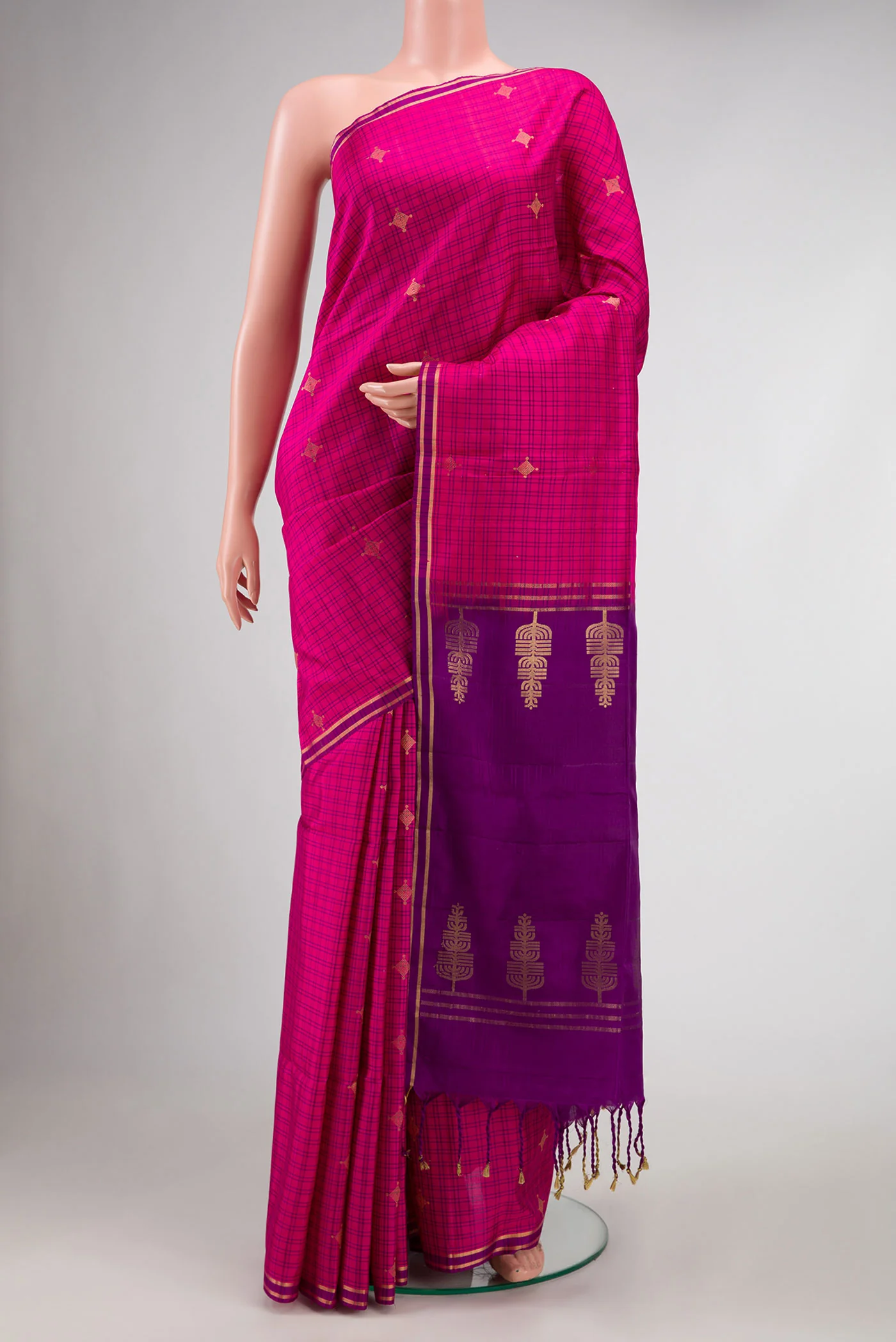 Pink Soft Silk Saree
