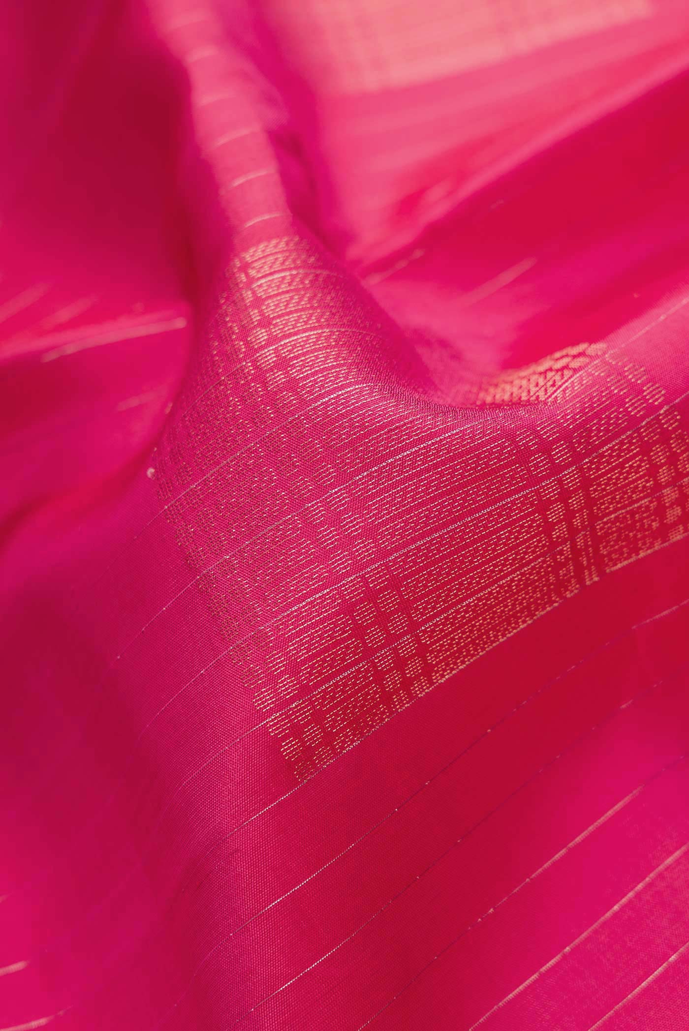 Pink Dual Tone Soft Silk Saree - Image 2