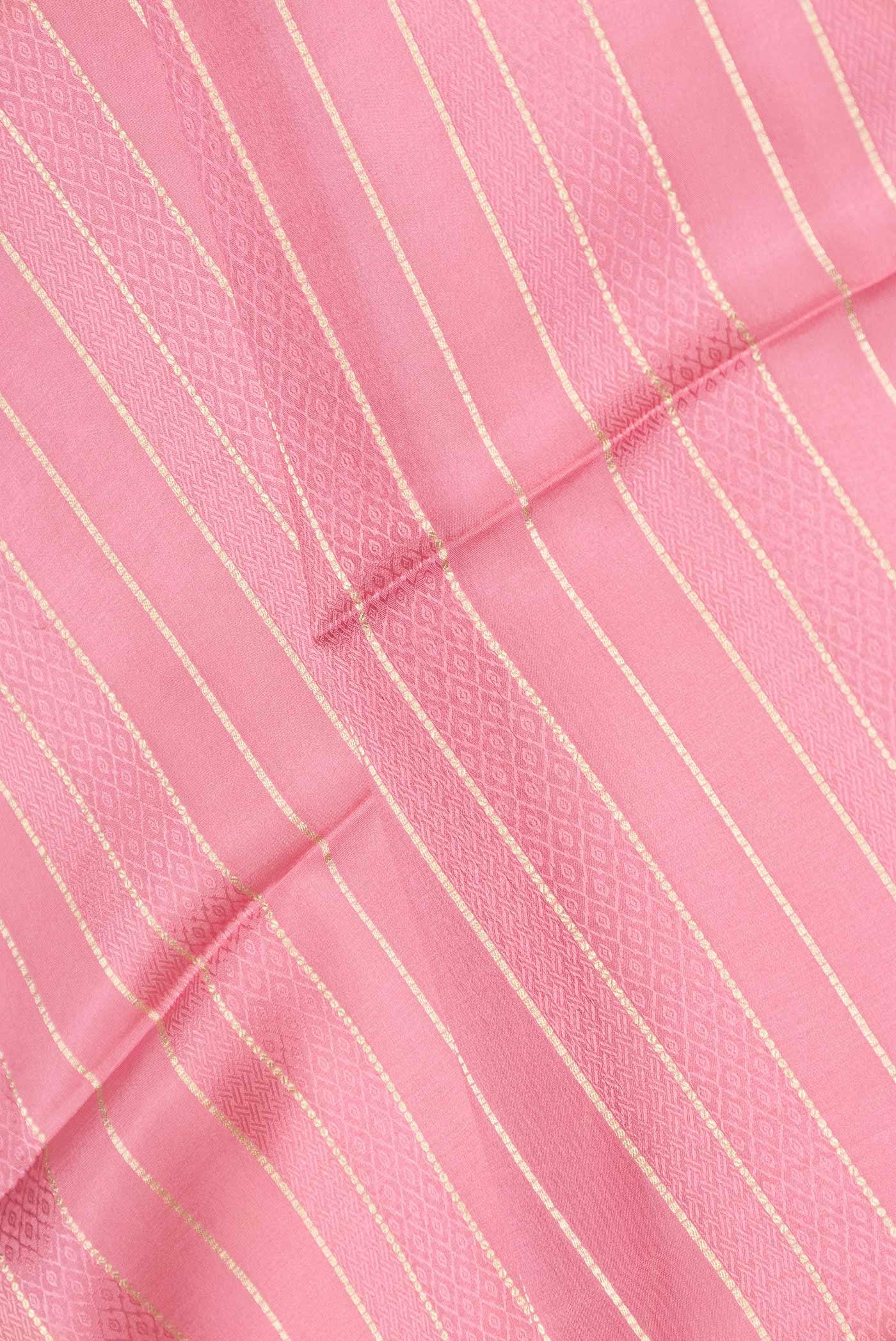Pink Dual Tone Tussar Silk Saree - Image 2