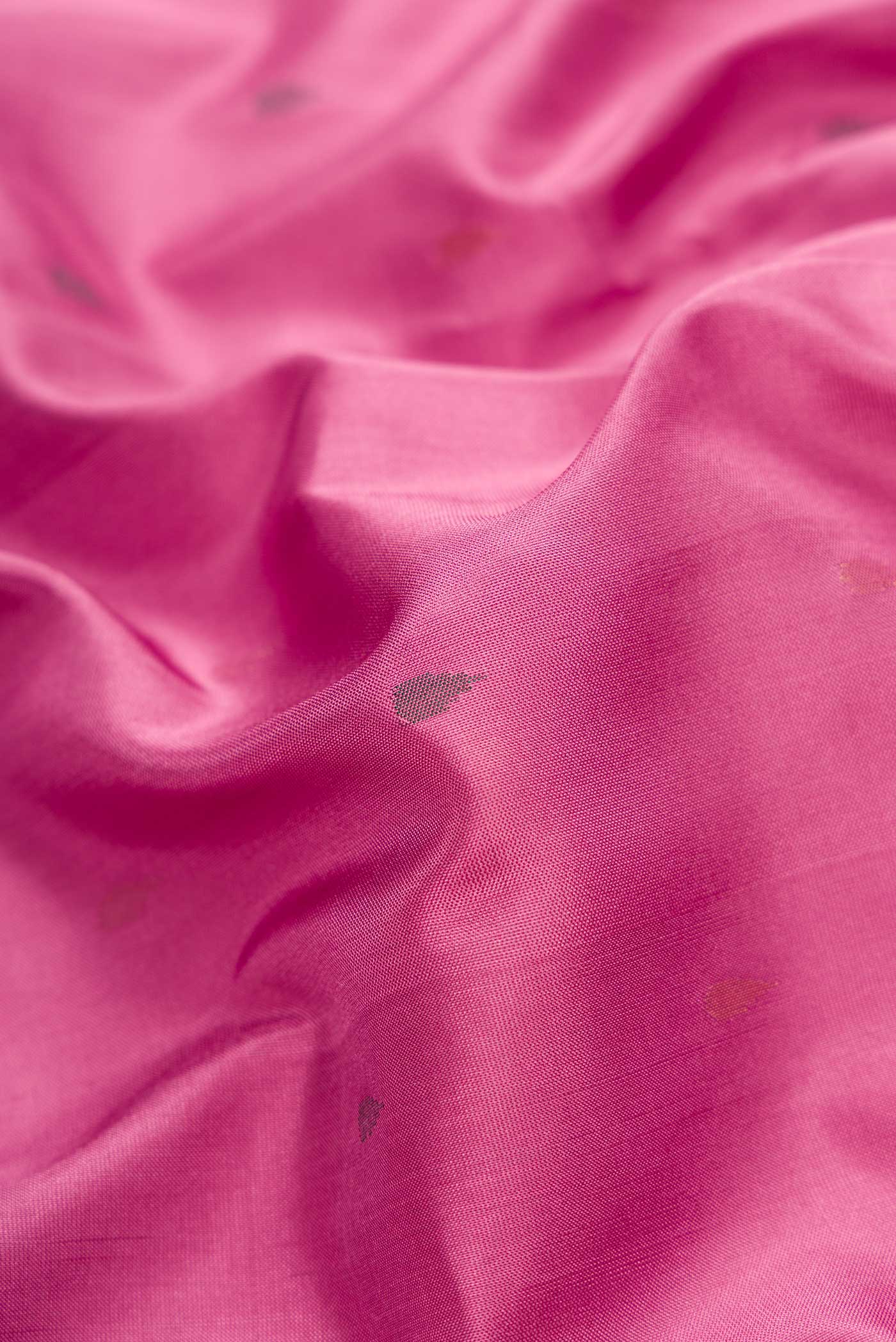Pink Dual Tone Uppada Silk Saree - Image 2
