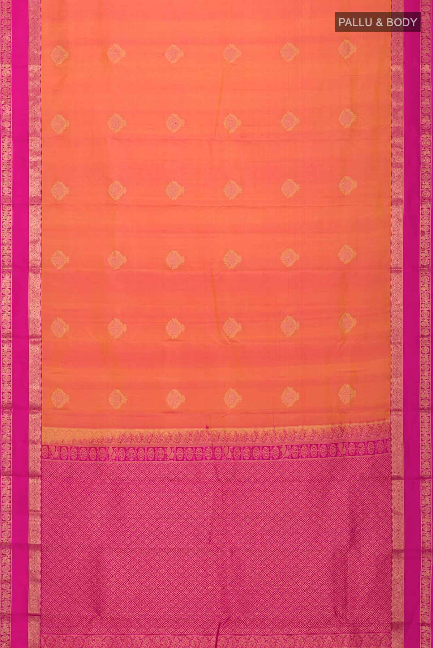 Pink Kanchipuram Silk Saree - Image 6