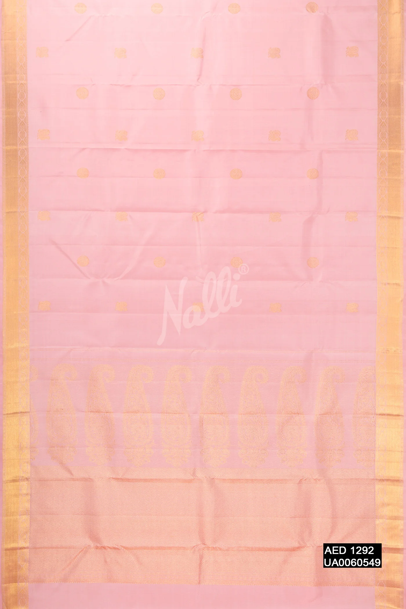 Pink Kanchipuram Silk Saree