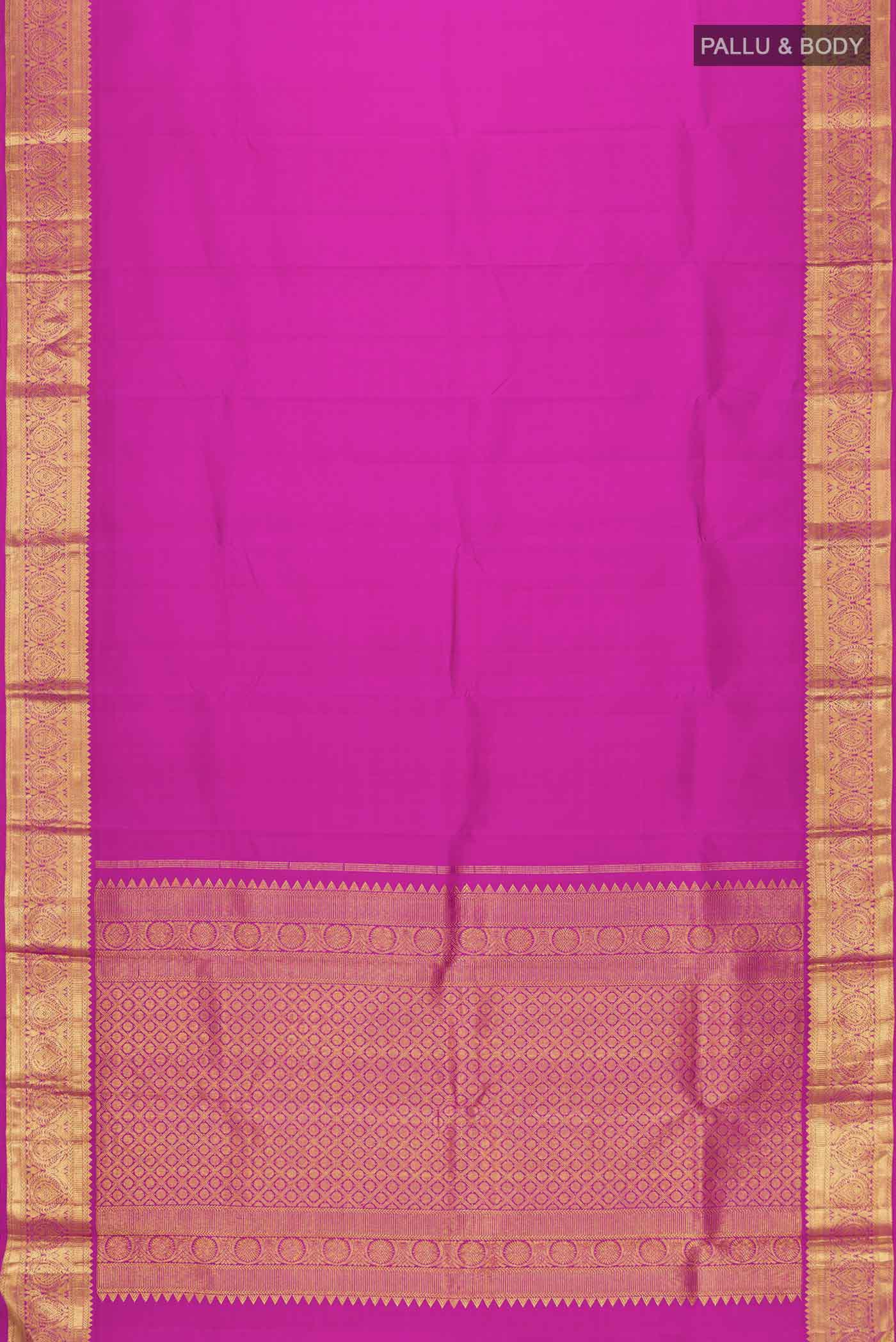 Pink Kanchipuram Silk Saree - Image 6