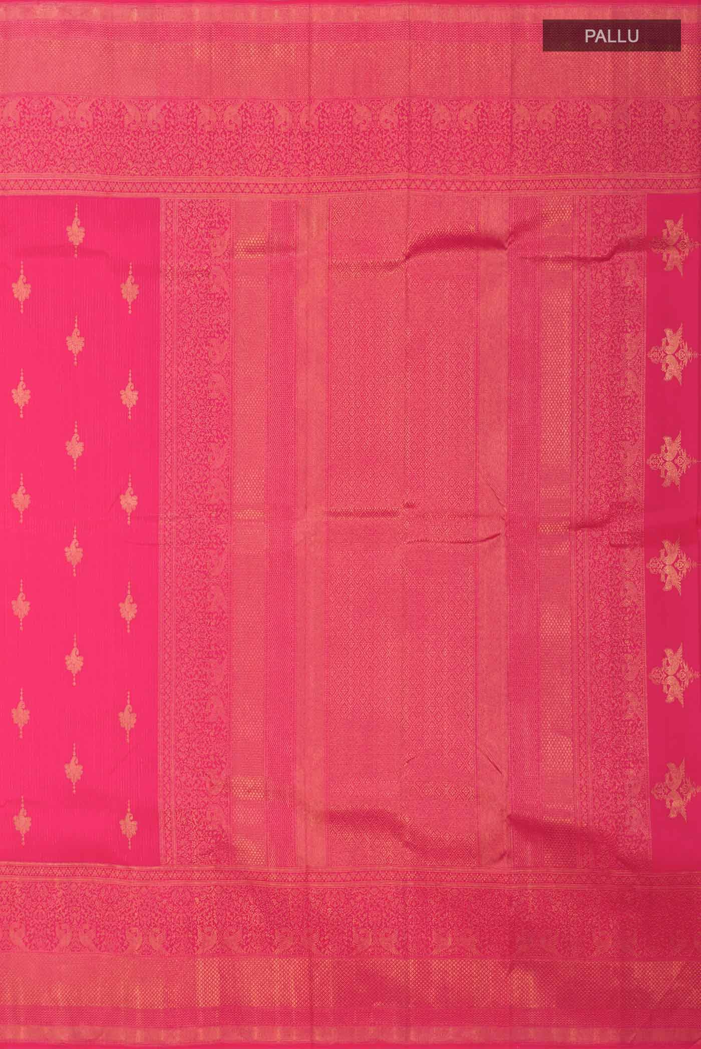 Pink Kanjivaram Silk Saree - Image 7