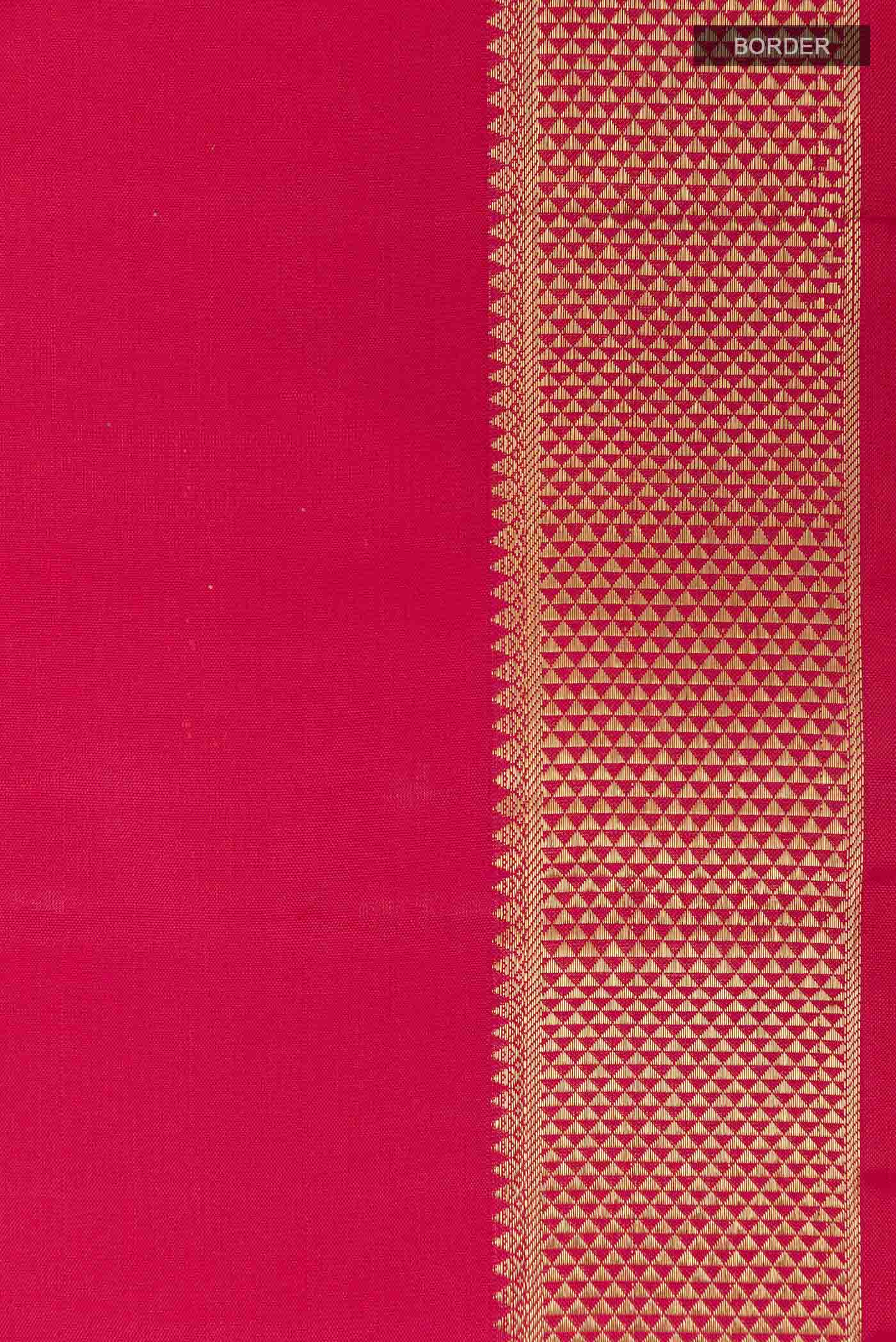Pink Kanchipuram Silk Saree - Image 3