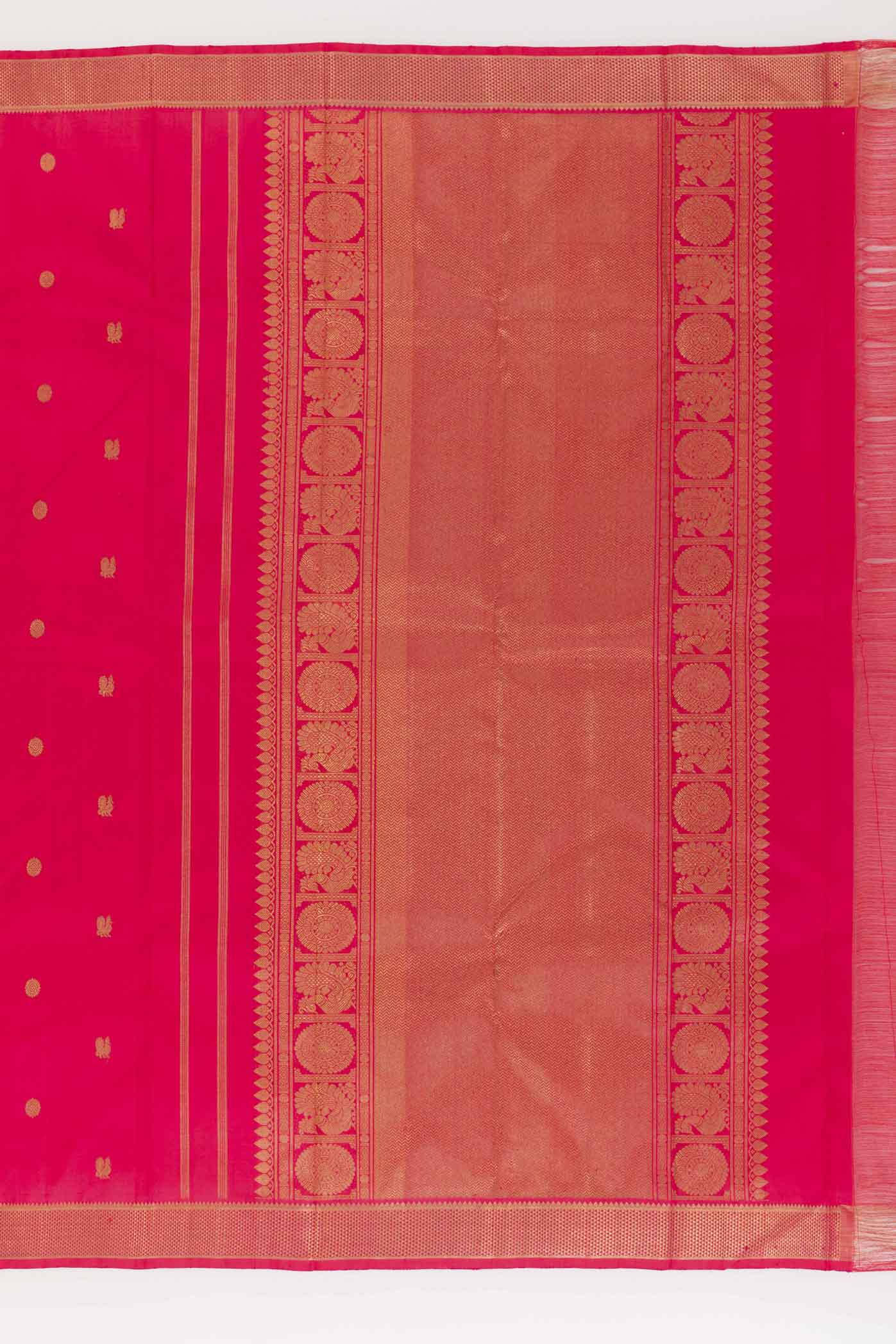 Pink Kanchipuram Silk Saree - Image 7