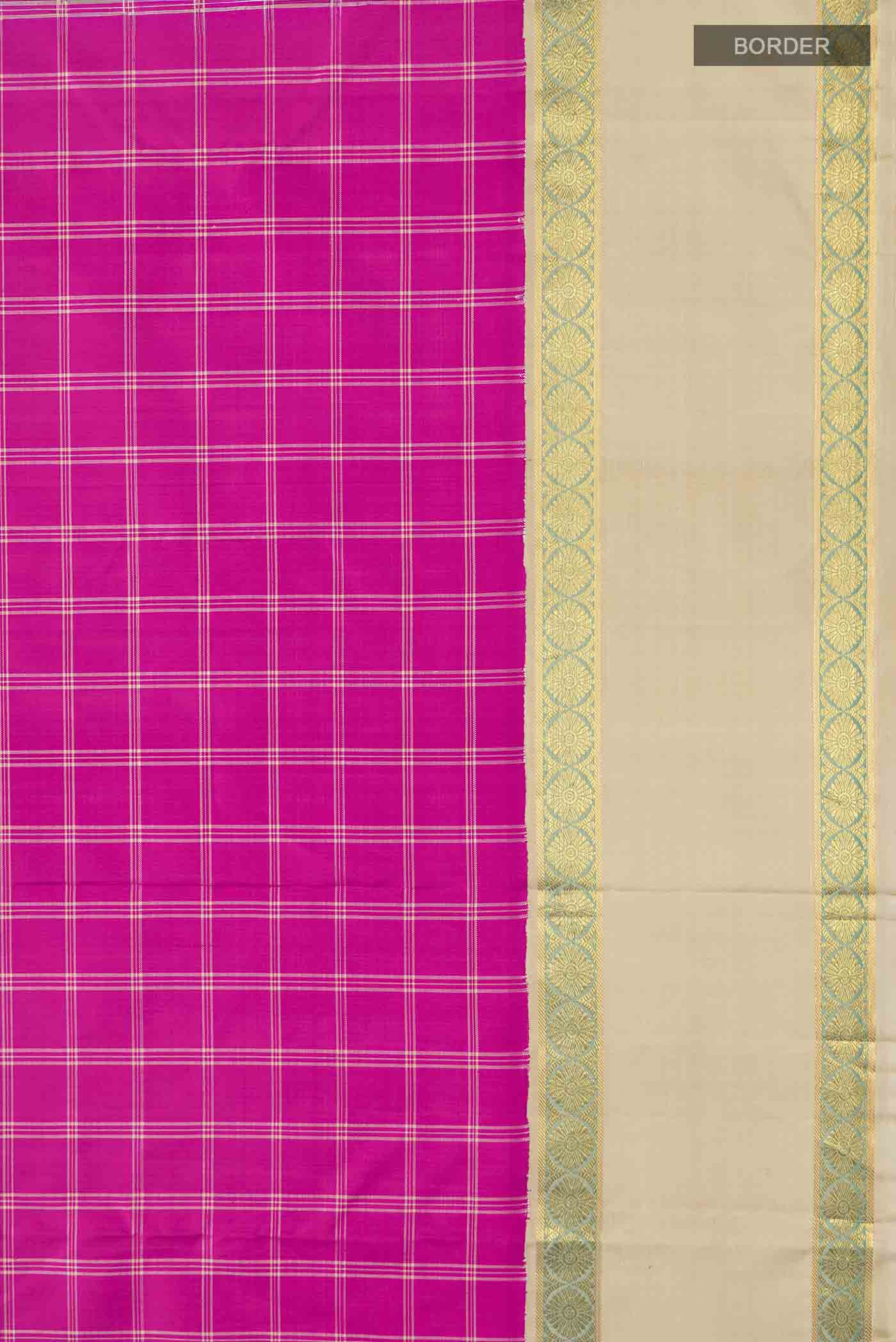 Pink Kanjivaram Silk Saree - Image 3
