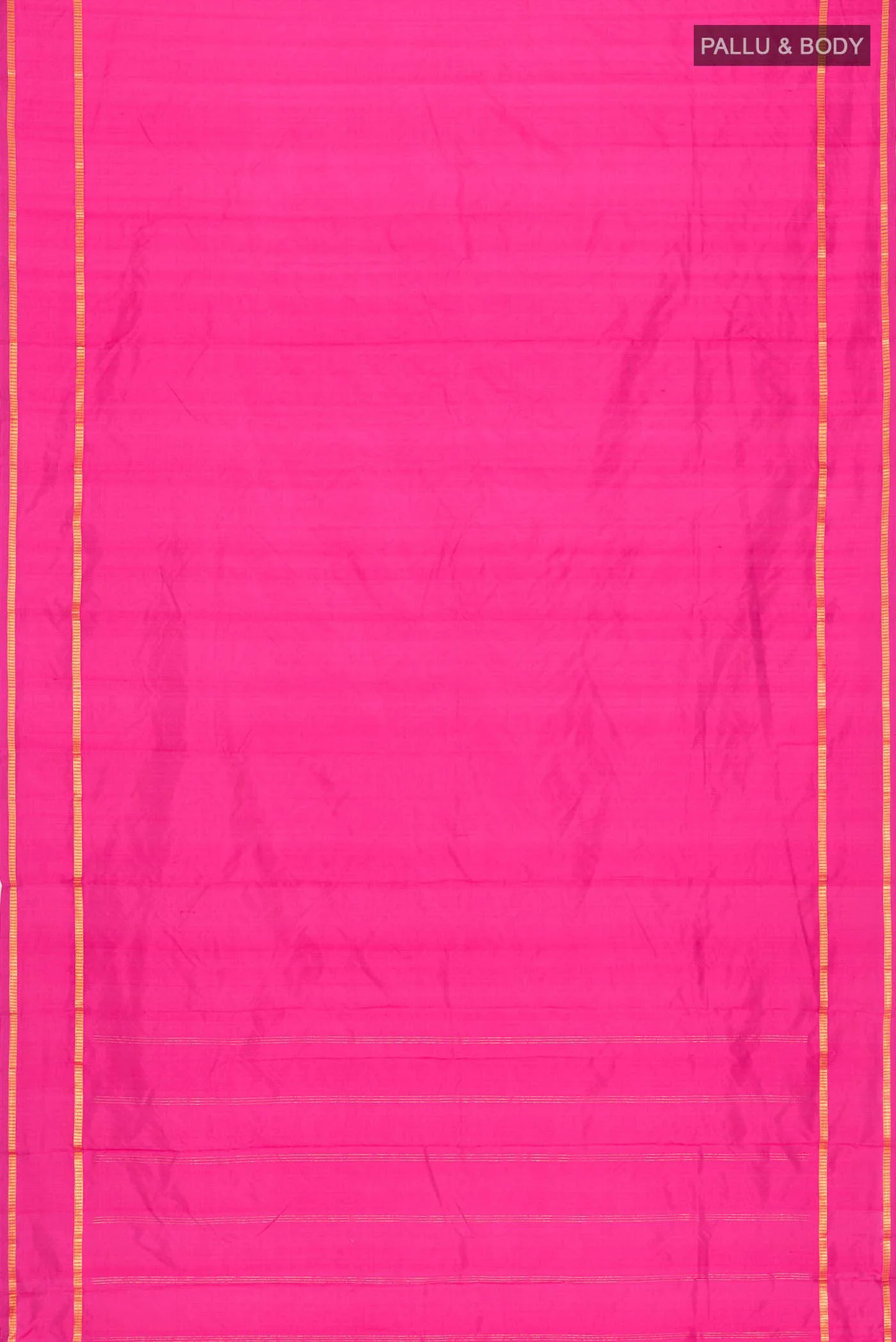 Pink Kanchipuram Silk Saree - Image 5