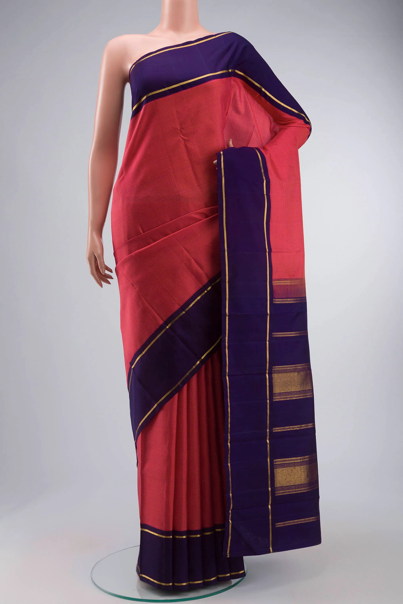Pink Kanjivaram Silk Saree