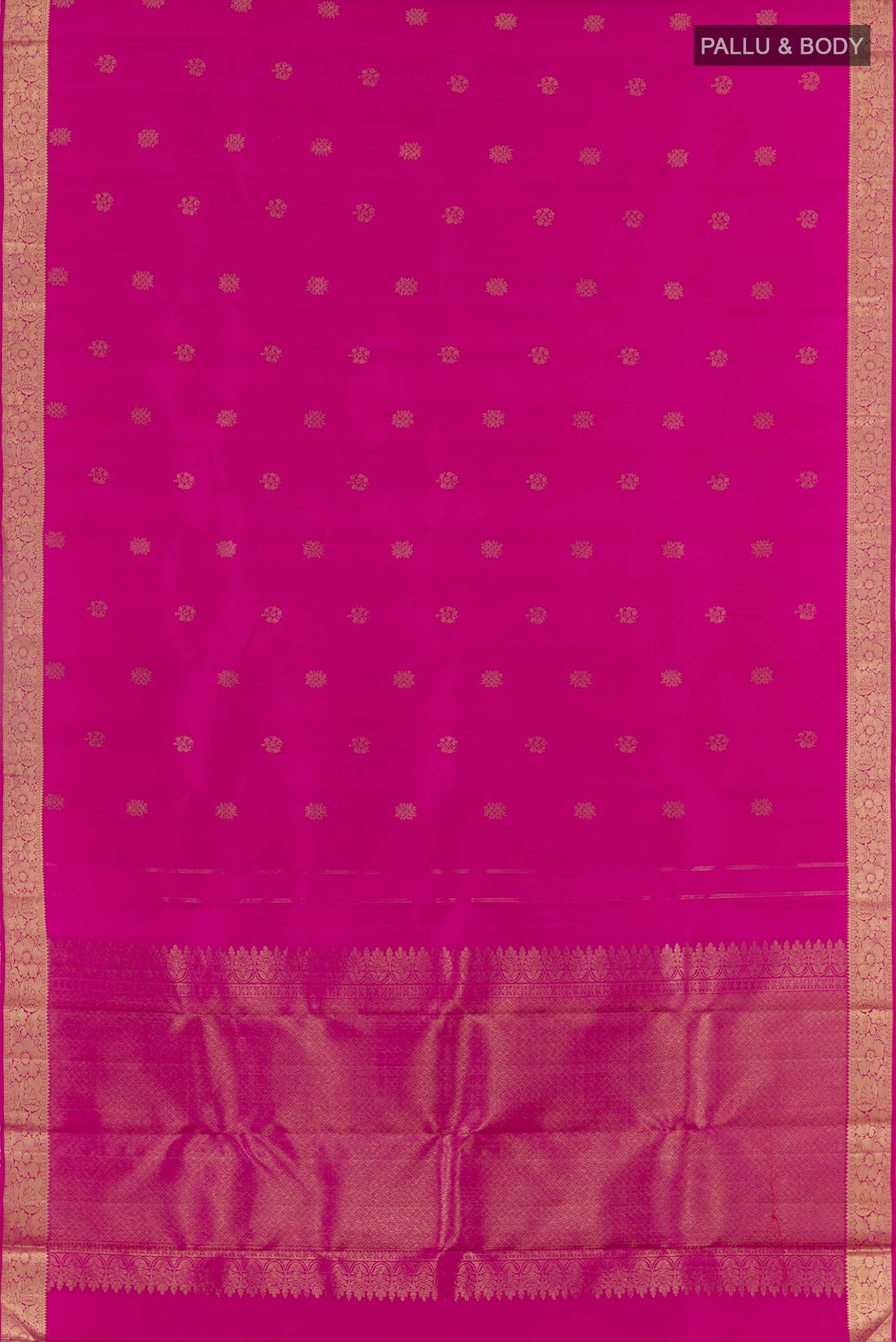 Pink Kanchipuram Silk Saree - Image 6