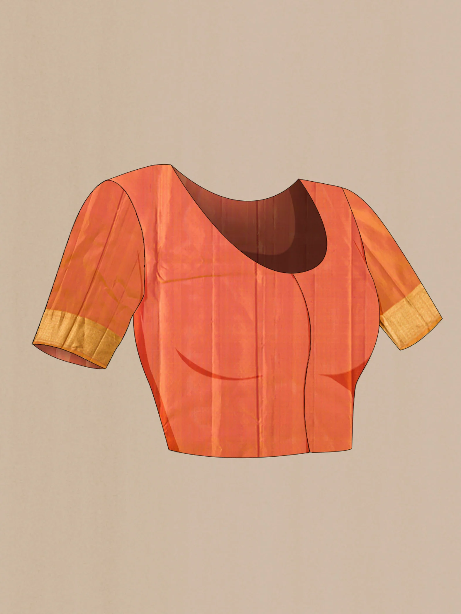 Pink Kanchipuram Silk Saree - Image 4