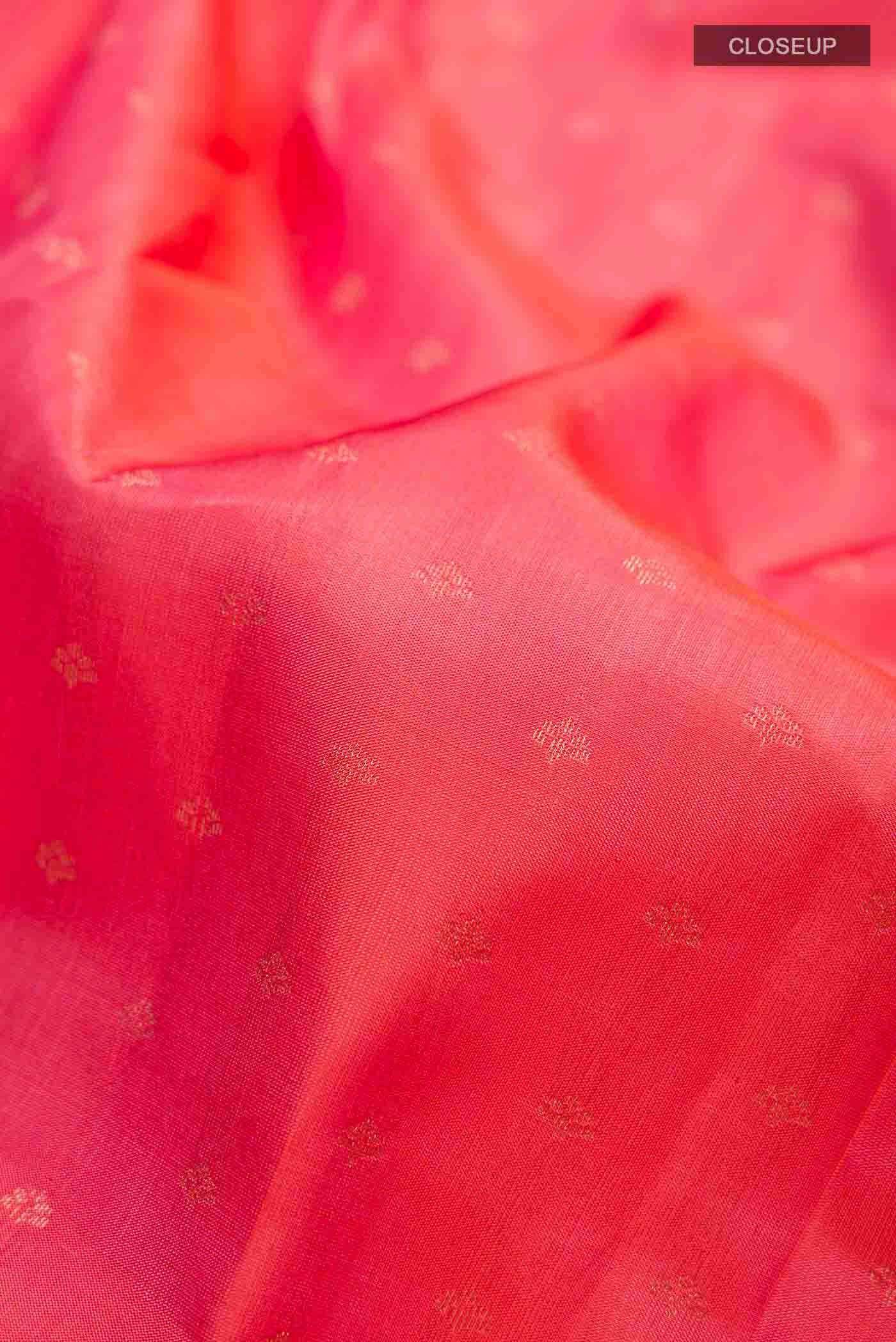 Pink Kanchipuram Silk Saree - Image 2