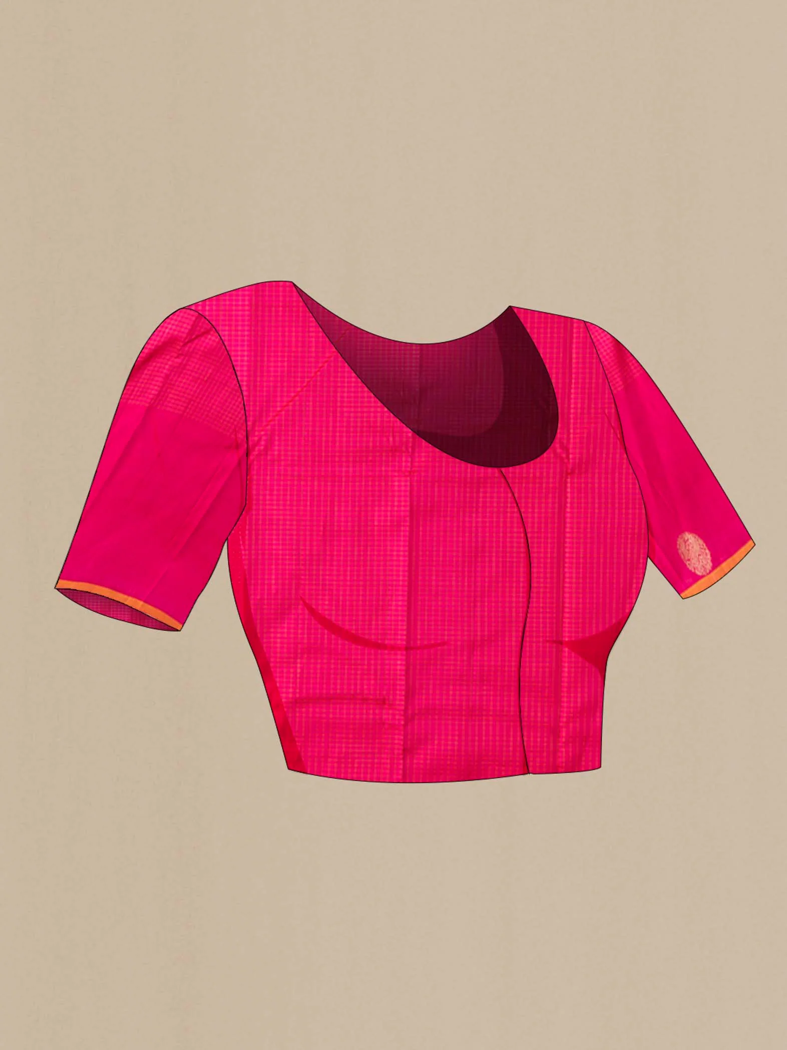 Pink Kanjivaram Silk Saree - Image 5