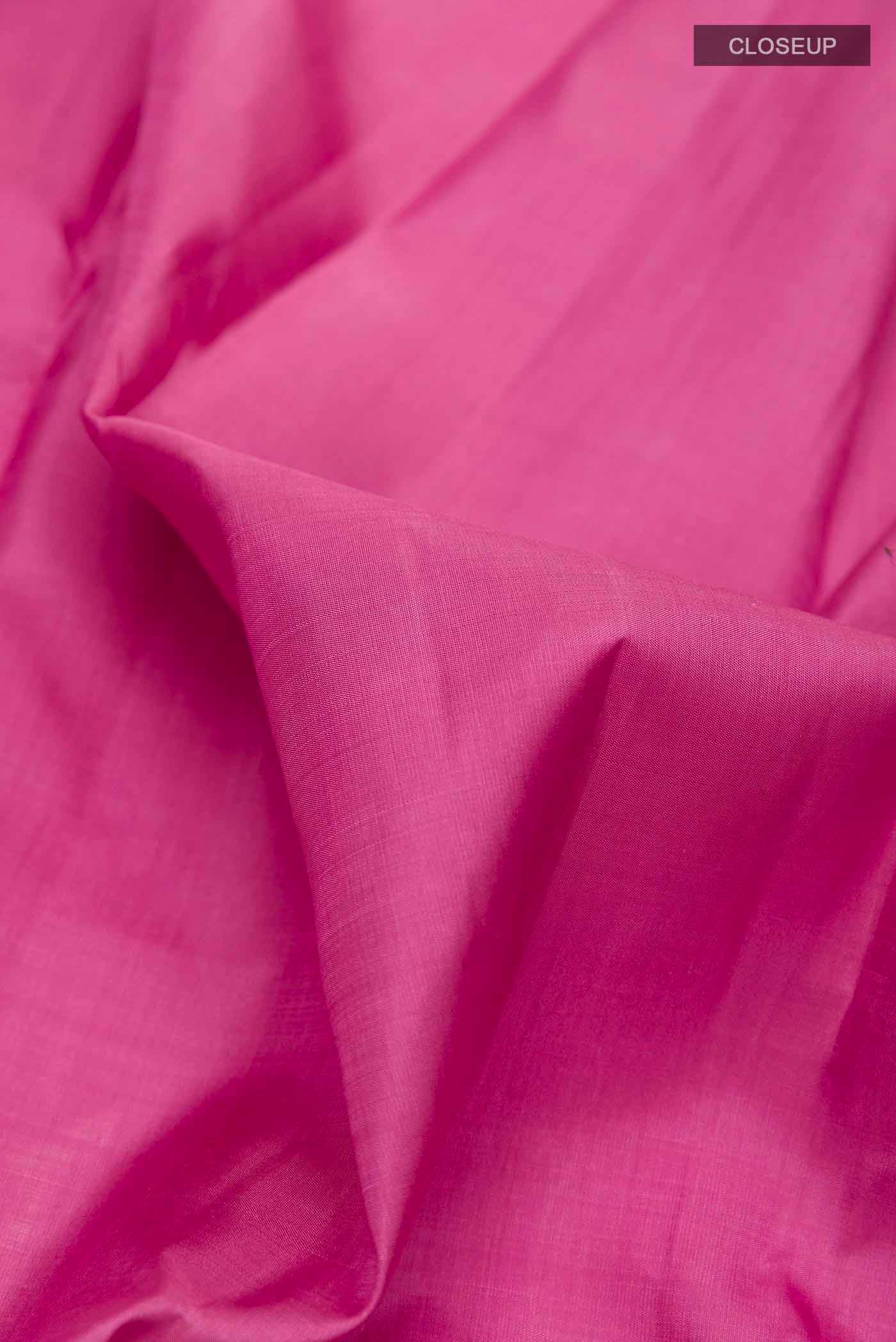Pink Kanjivaram Silk Saree - Image 2