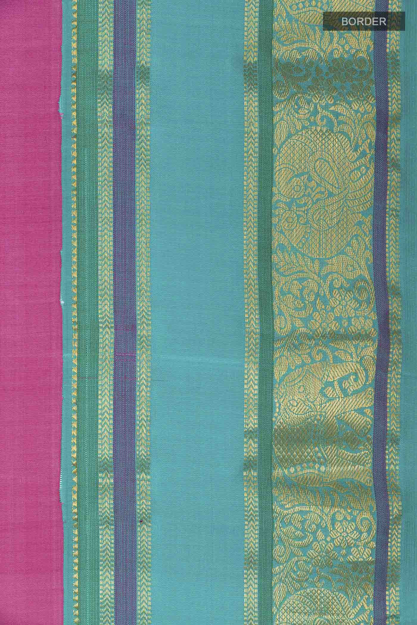 Pink Kanjivaram Silk Saree - Image 3