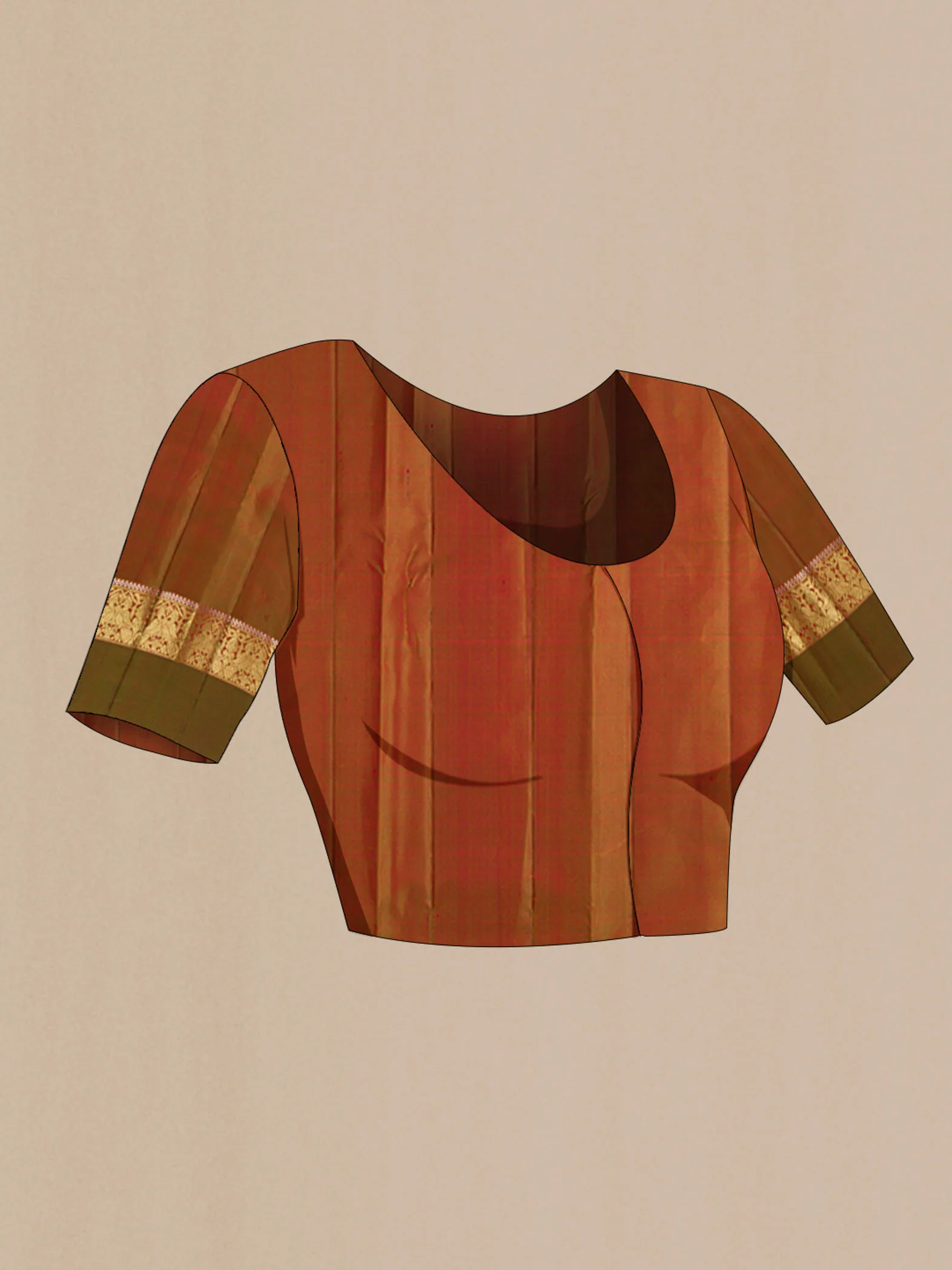 Pink Kanjivaram Silk Saree - Image 5