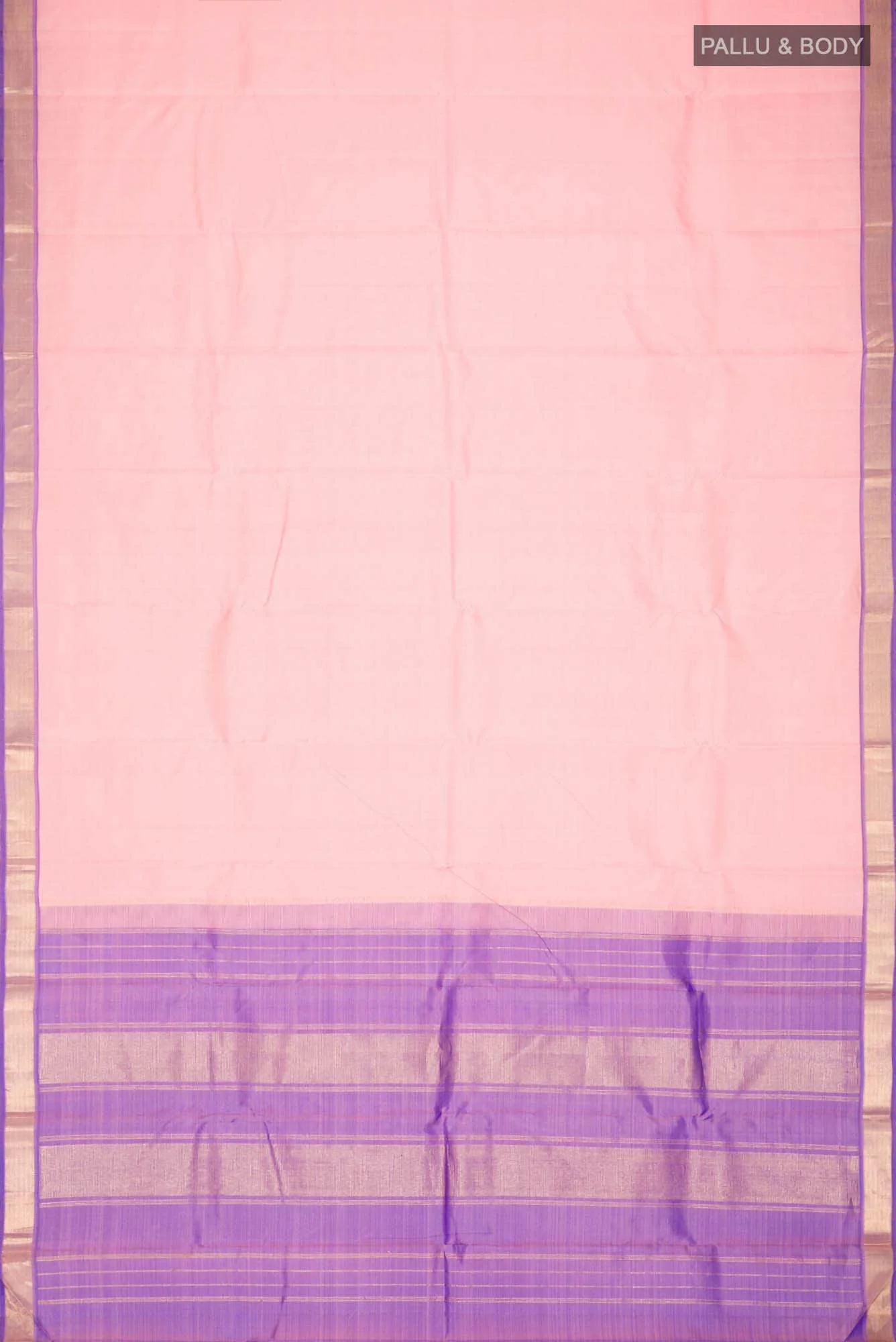 Pink Kanjivaram Silk Saree - Image 4