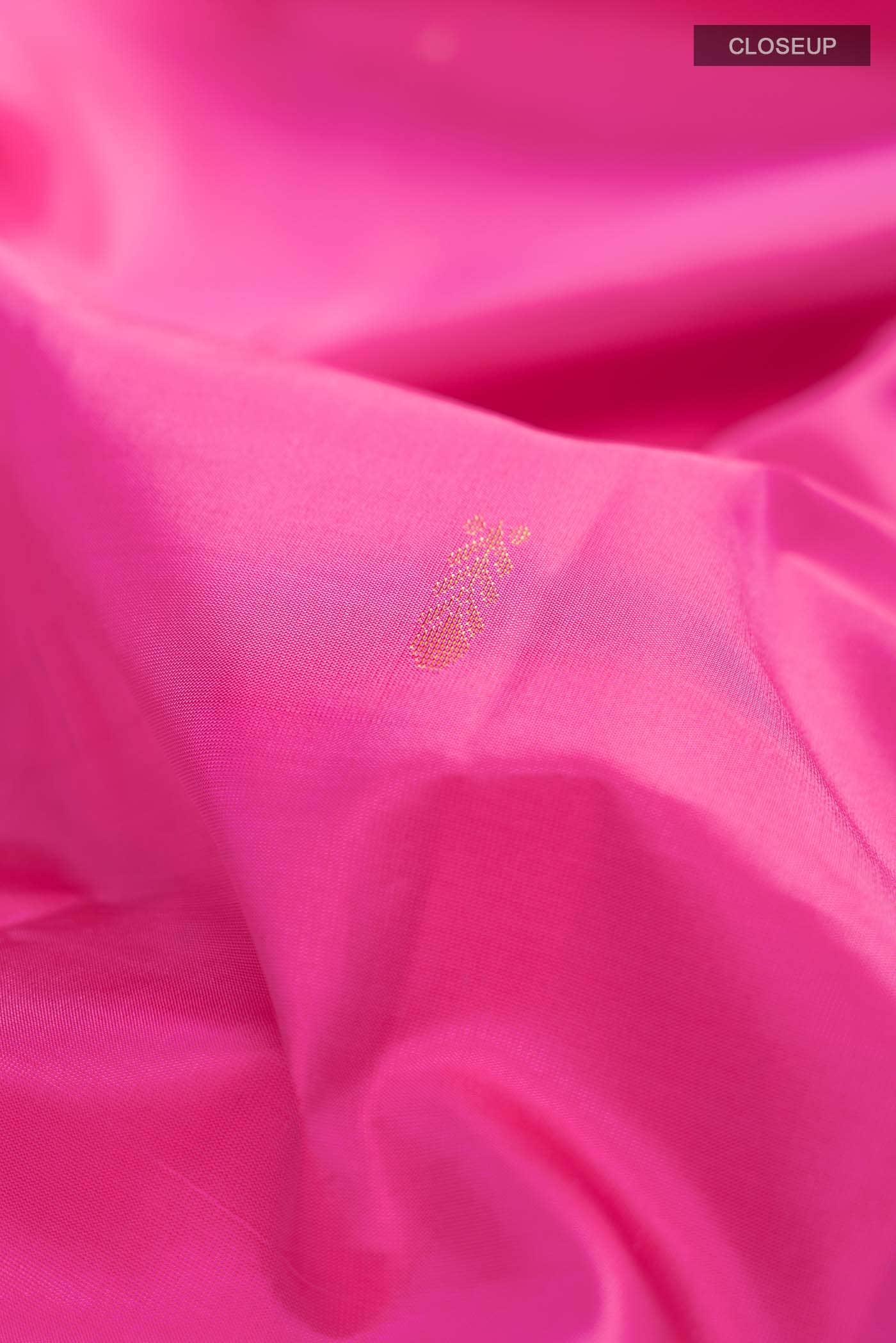Pink Kanchipuram Silk Saree - Image 3