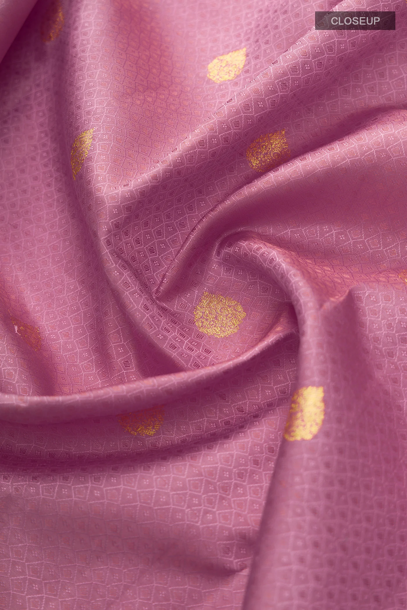 Pink Kanjivaram Silk Saree - Image 2
