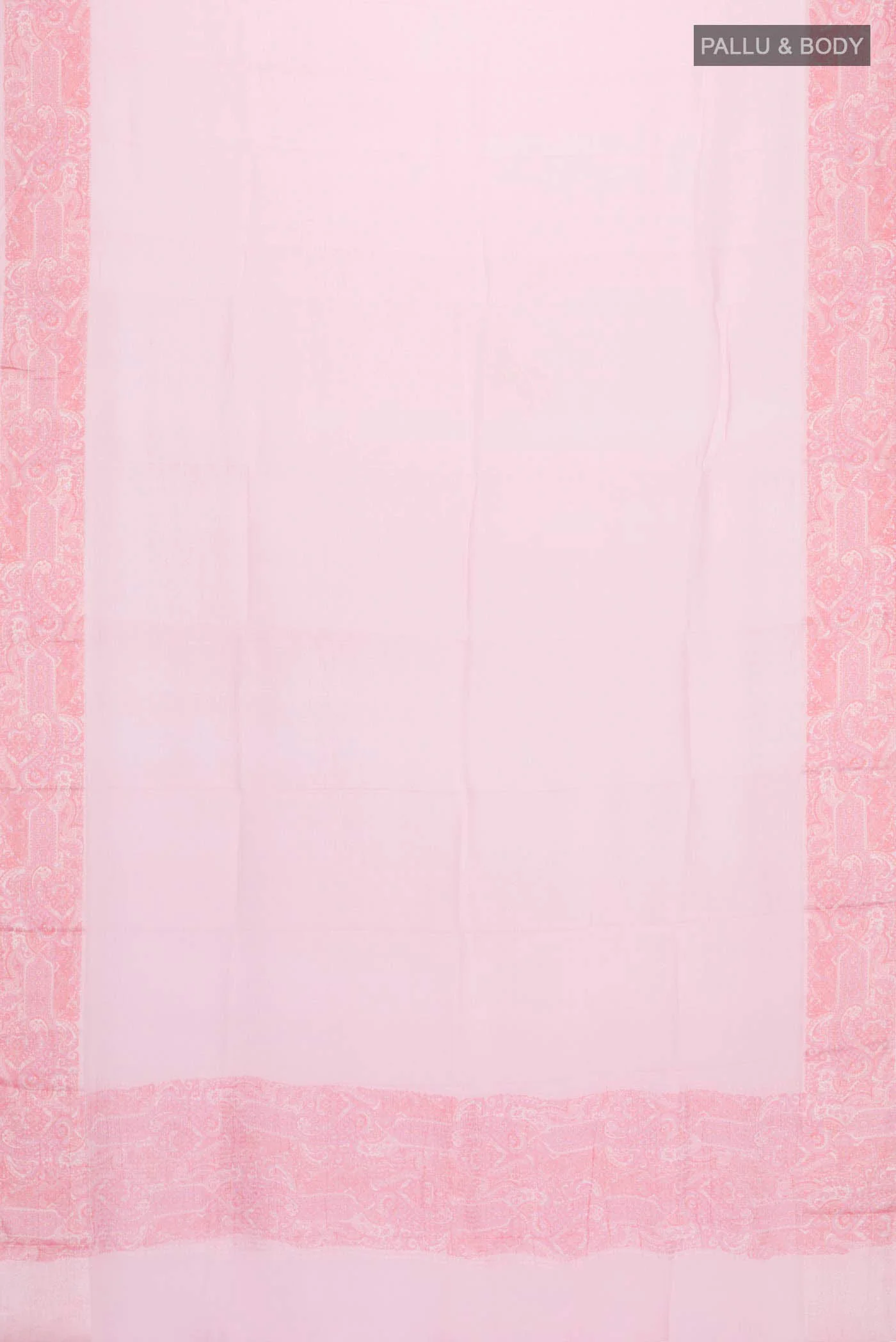 Pink Mysore Chiffon Saree - Image 5