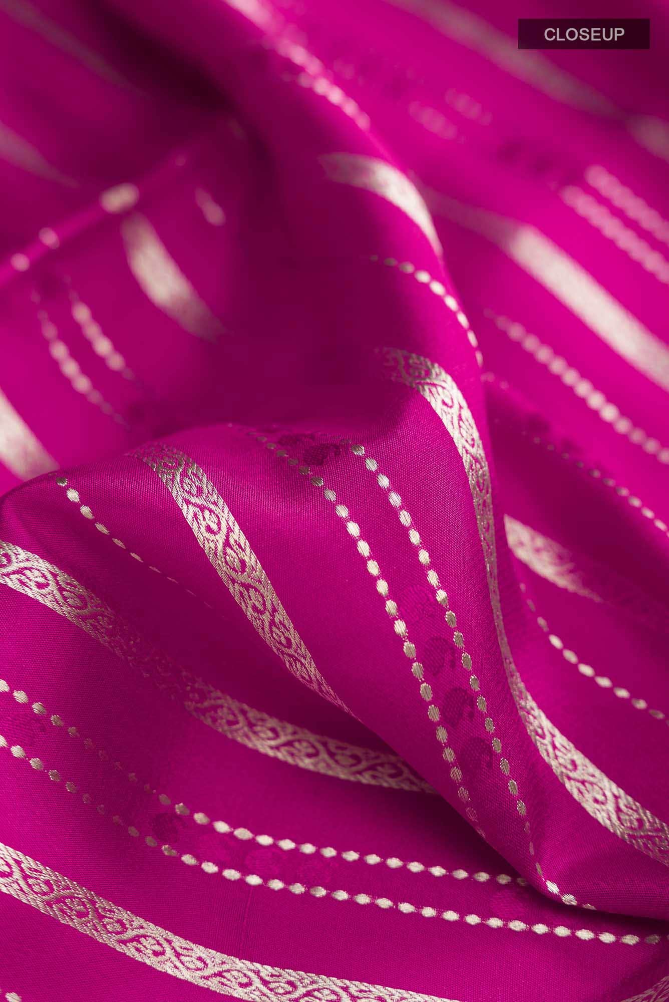 Pink Mysore Crepe Saree - Image 2