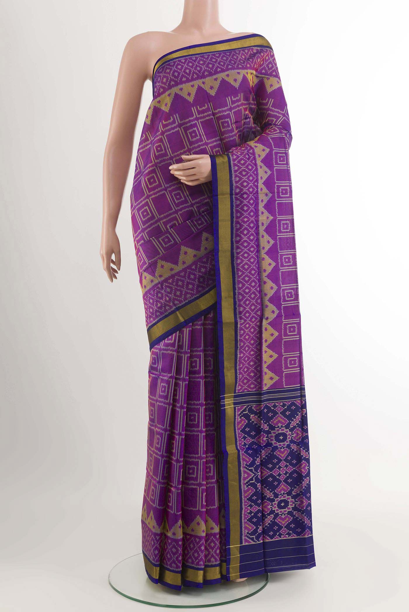 Pink Rajkot Patola Silk Saree