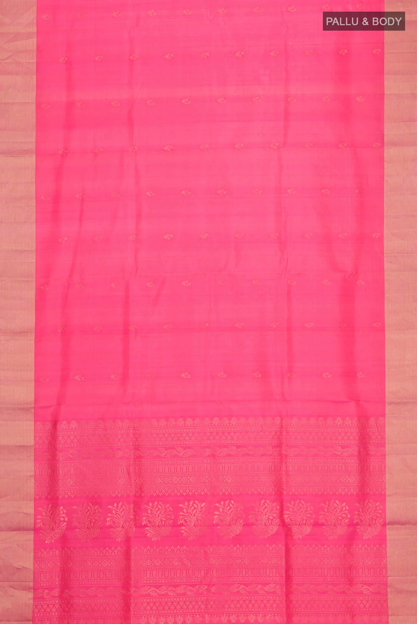 Pink Soft Silk Saree - Image 5